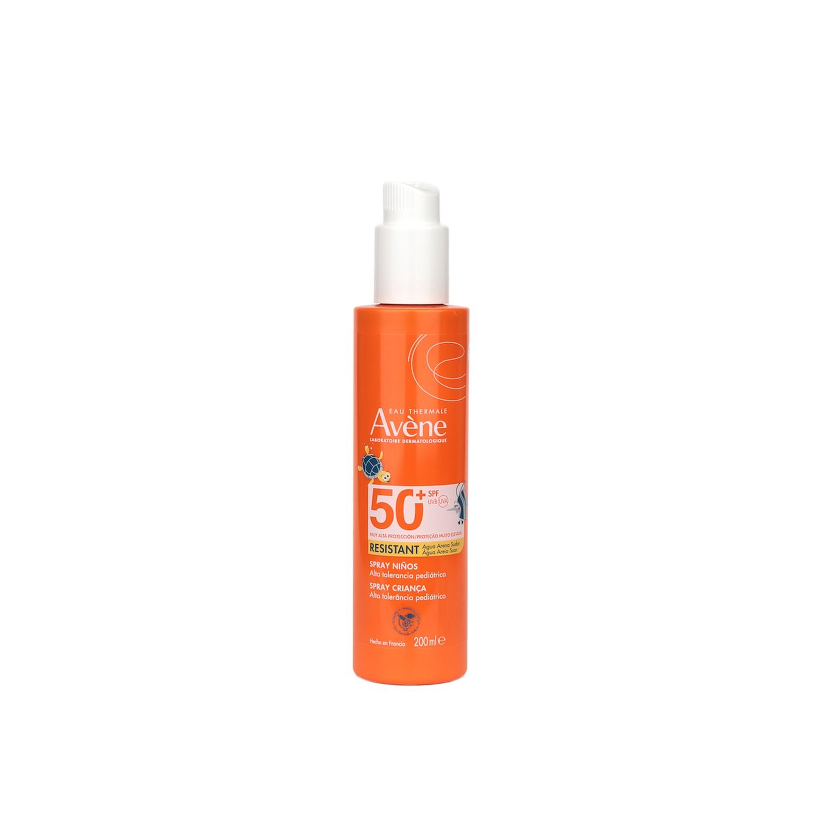 Avène Zonnespray Zeer Hoge Bescherming Waterbestendig voor Kinderen SPF50+ 200ml