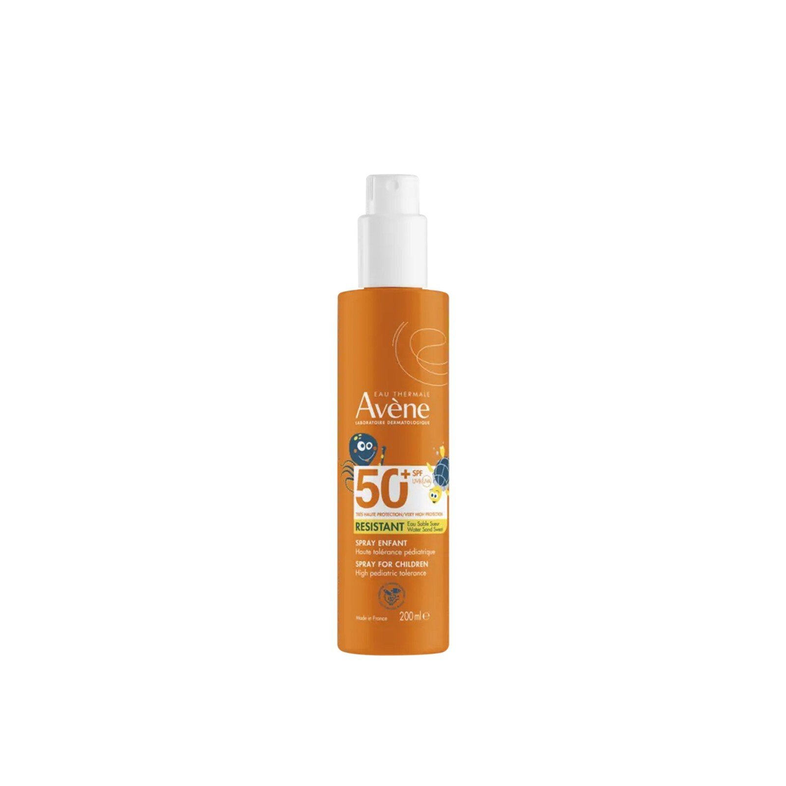 Avène Sun بخاخ واقٍ من الشمس عالي الحماية جدًا ومقاوم للأطفال SPF50+ 200ml