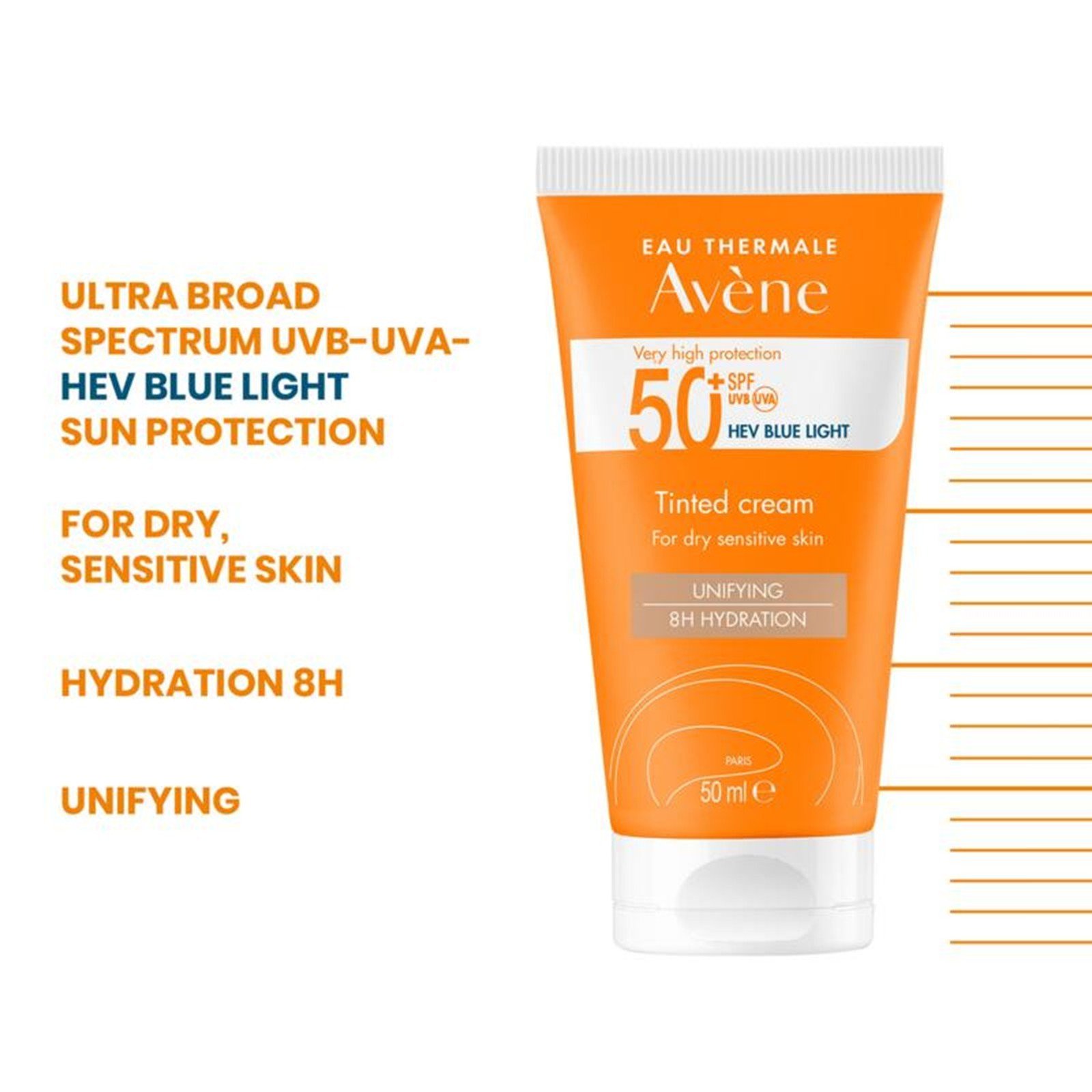 Avène Sun Very High Protection Tinted Cream SPF50+ 50ml (1.69floz)