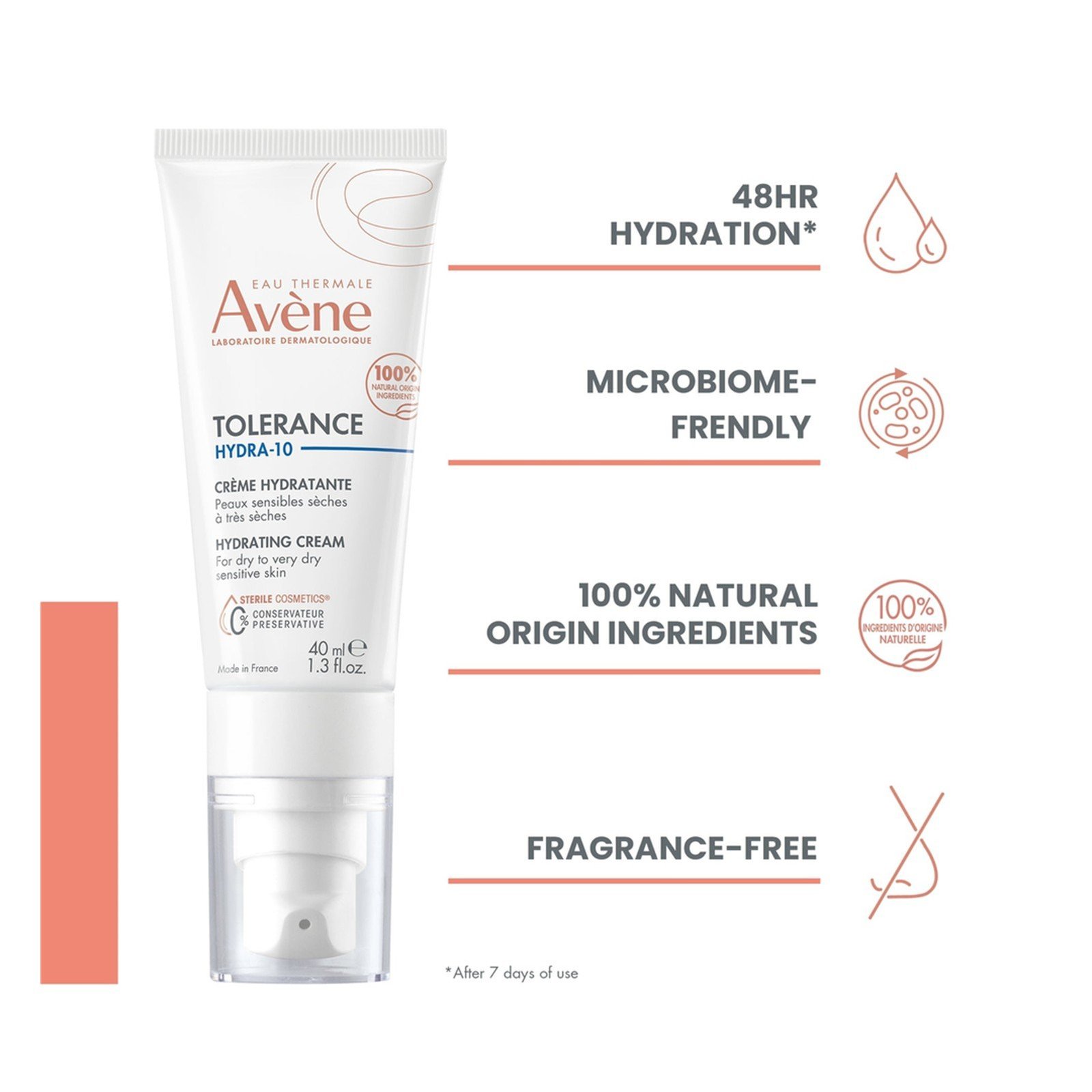 Avène Tolérance Hydra-10 Crema Hidratante 40ml