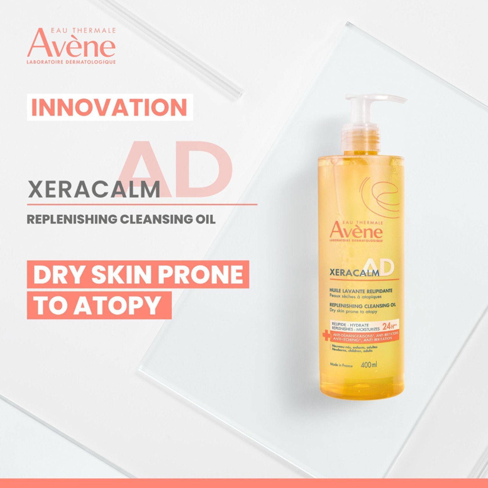 Avène XeraCalm A.D Verzachtende Reinigingsolie 1L