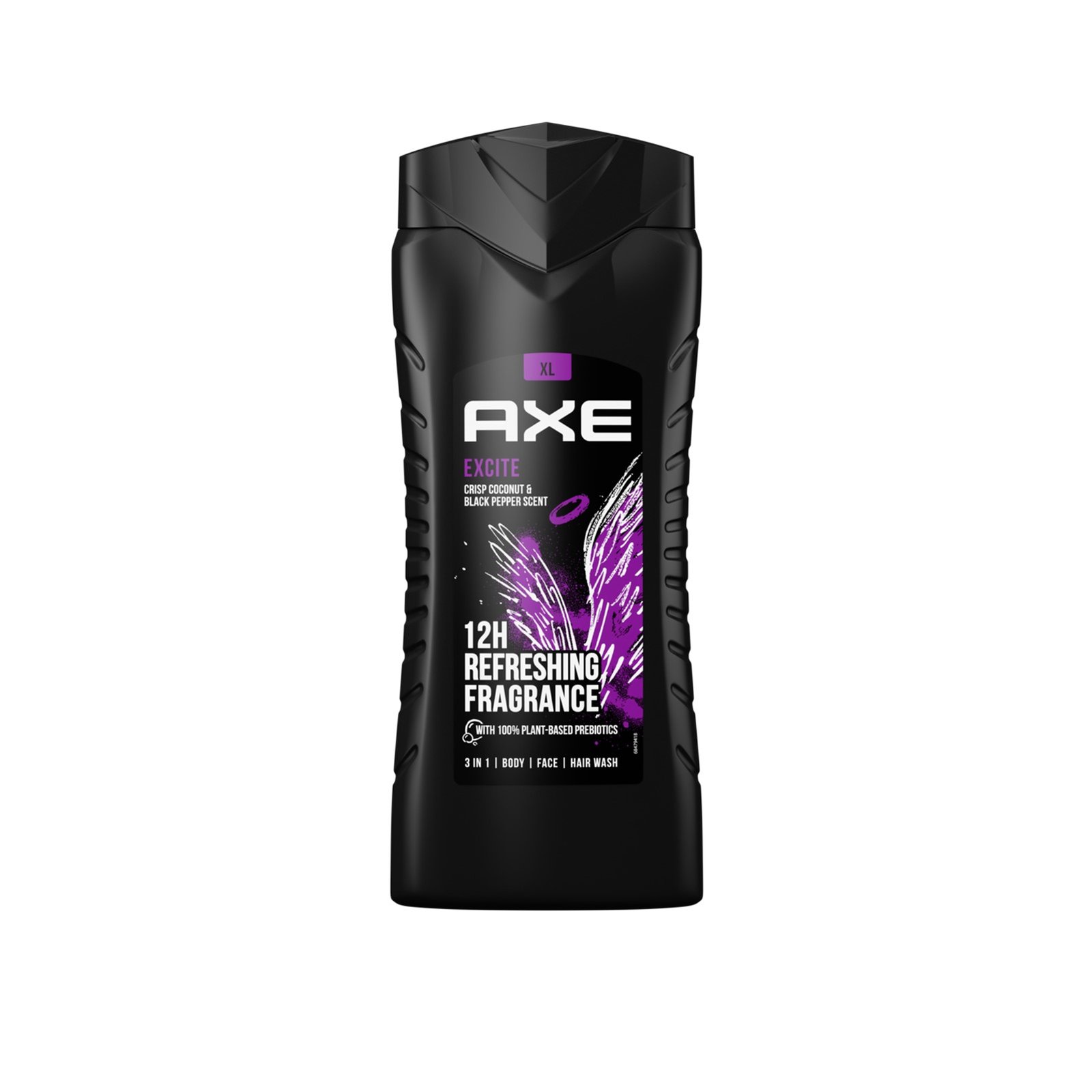 Axe Excite Nettoyant Corps 3-en-1 Parfum Longue Durée 12h 400ml