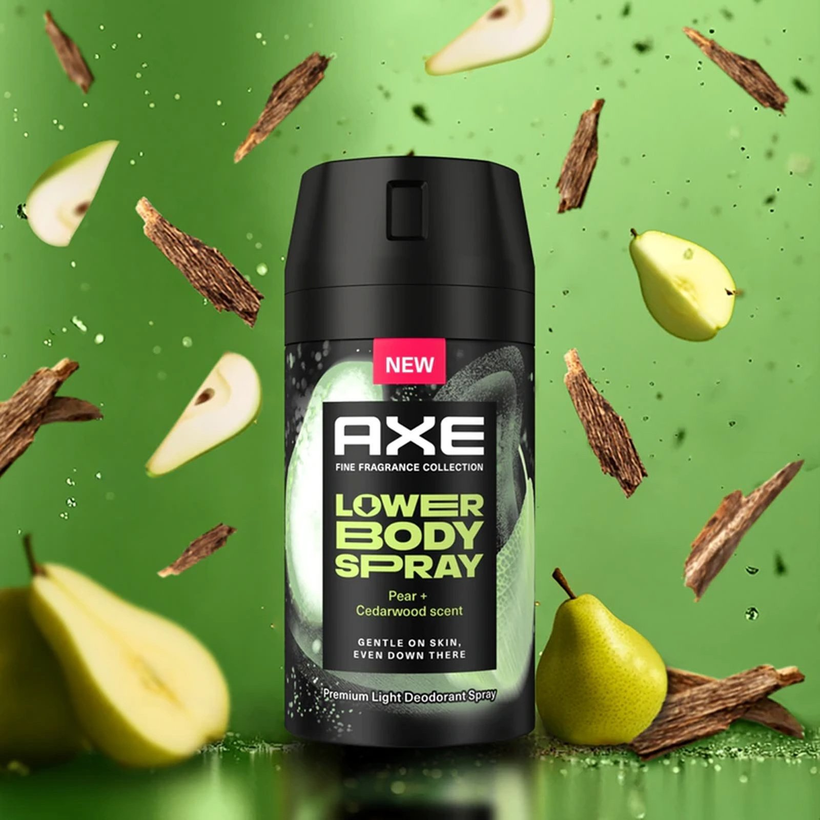 Axe Lower Body Deodorant Spray Pear & Cedarwood Scent 100ml