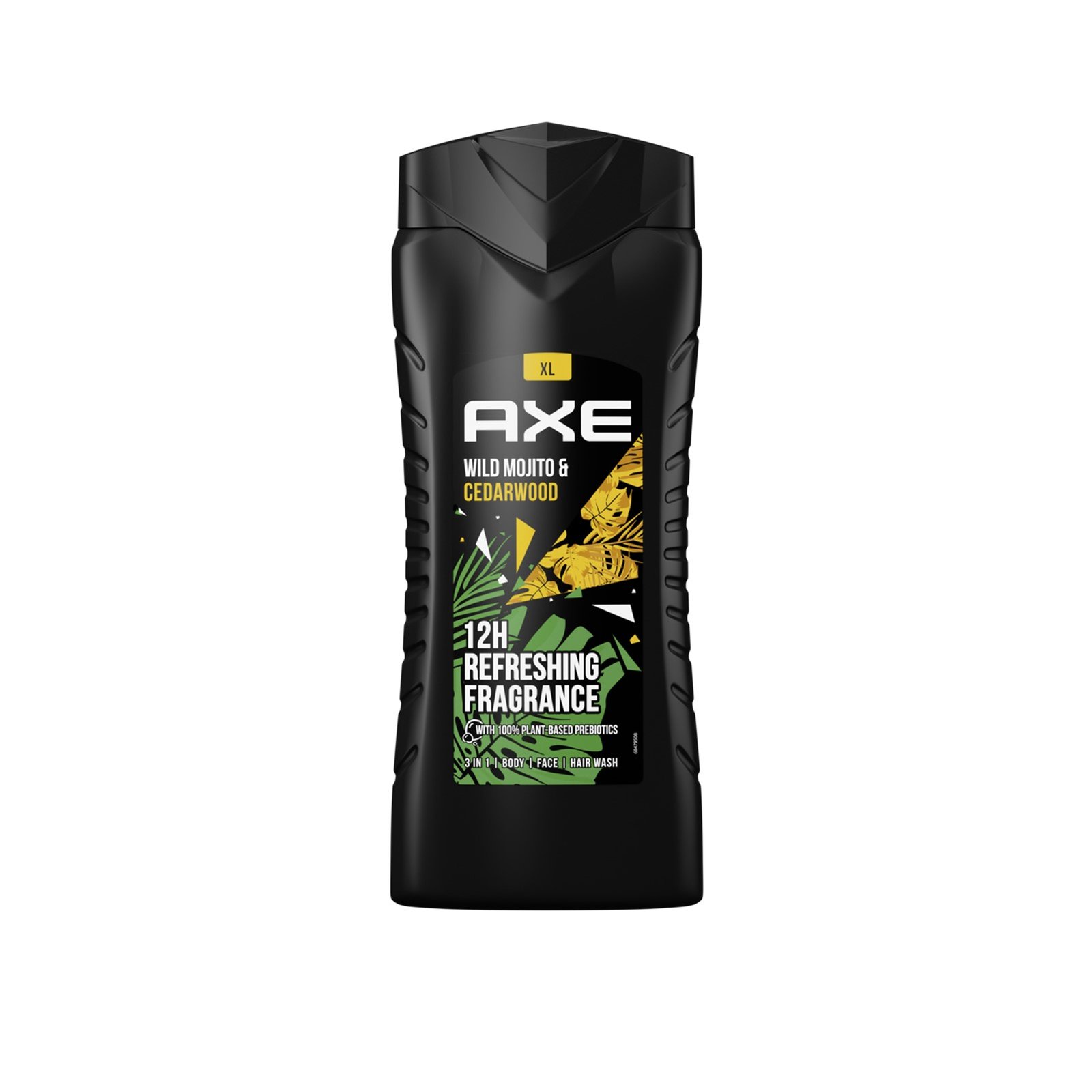 Axe Wild Mojito & Cèdre Fragrance Rafraîchissante 12h Gel Douche 3-en-1 400ml