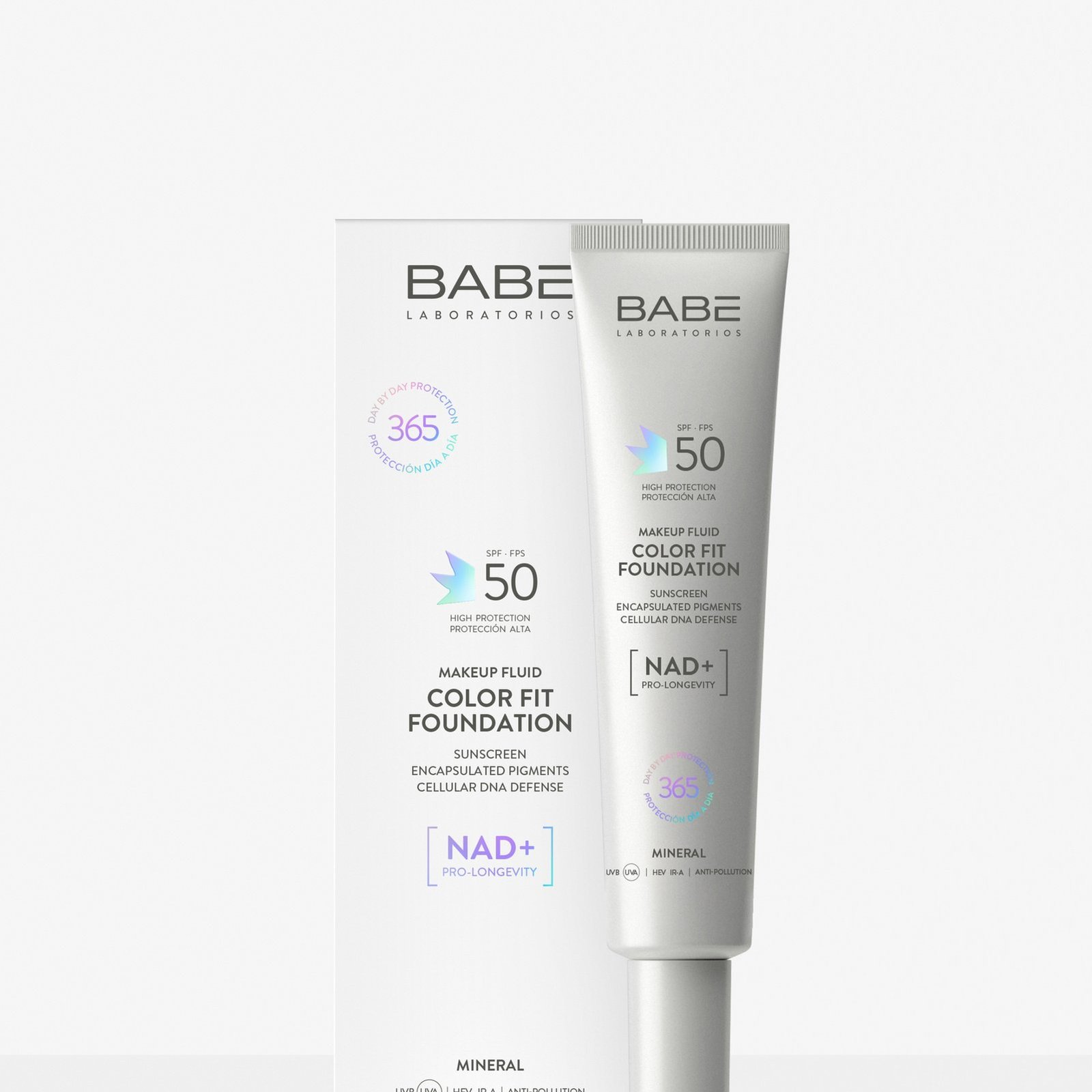 MAQUILHAGEM BASE FLUIDA COLOR FIT SPF50 40 ML
