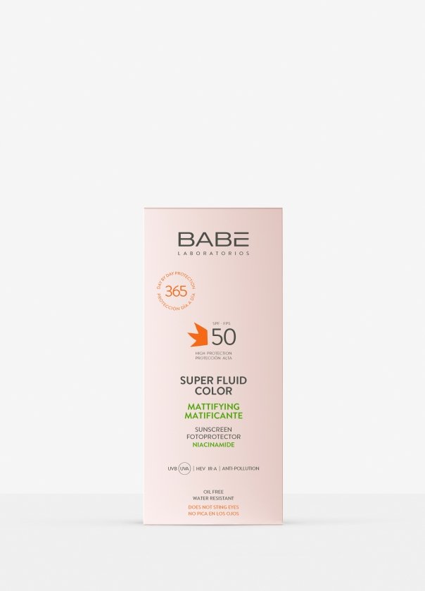 Babé Super Fluid Color Matterende Zonnebrandcrème SPF50 50ml
