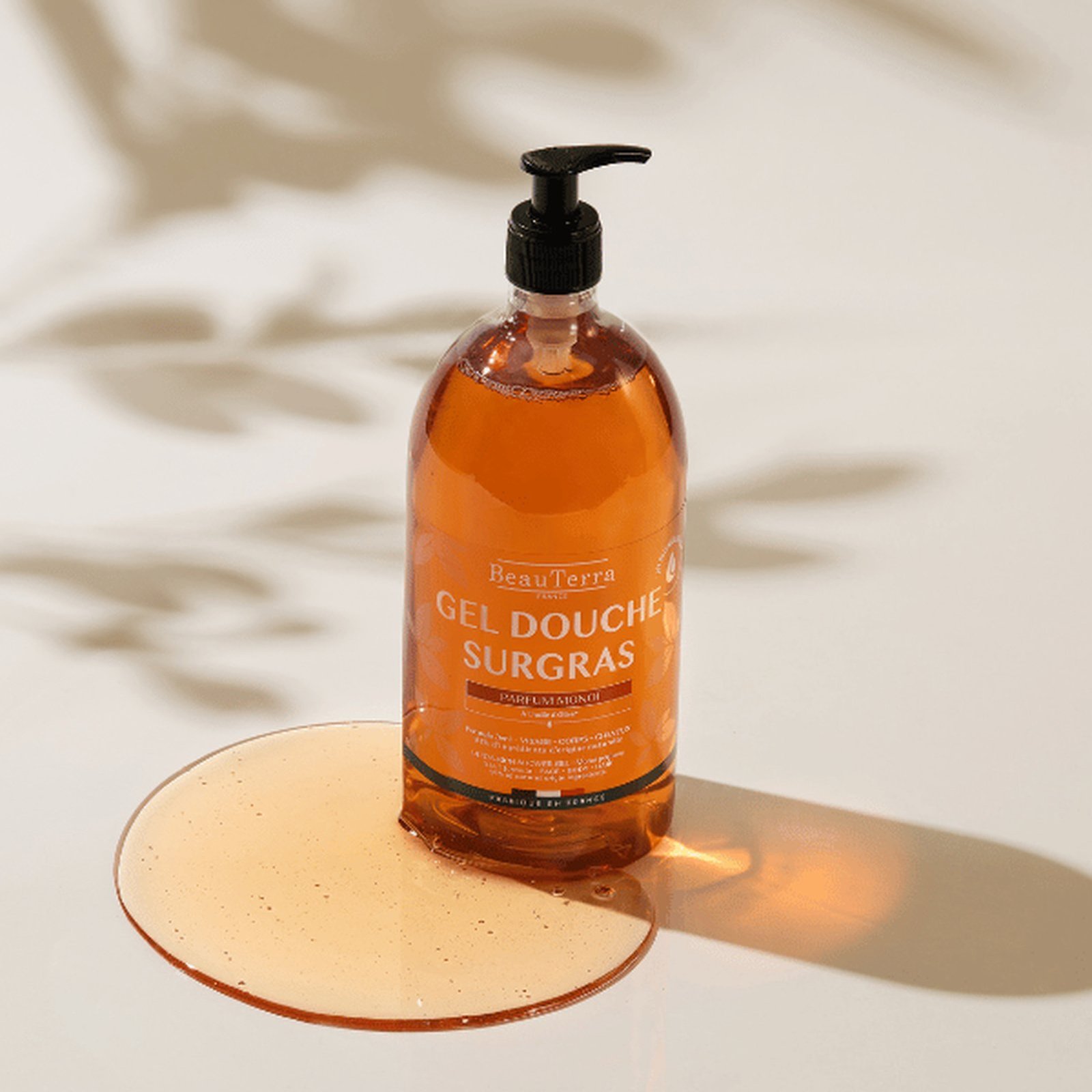 BeauTerra 3-In-1 Ultra-Rich Shower Gel Monoï Scent 1L