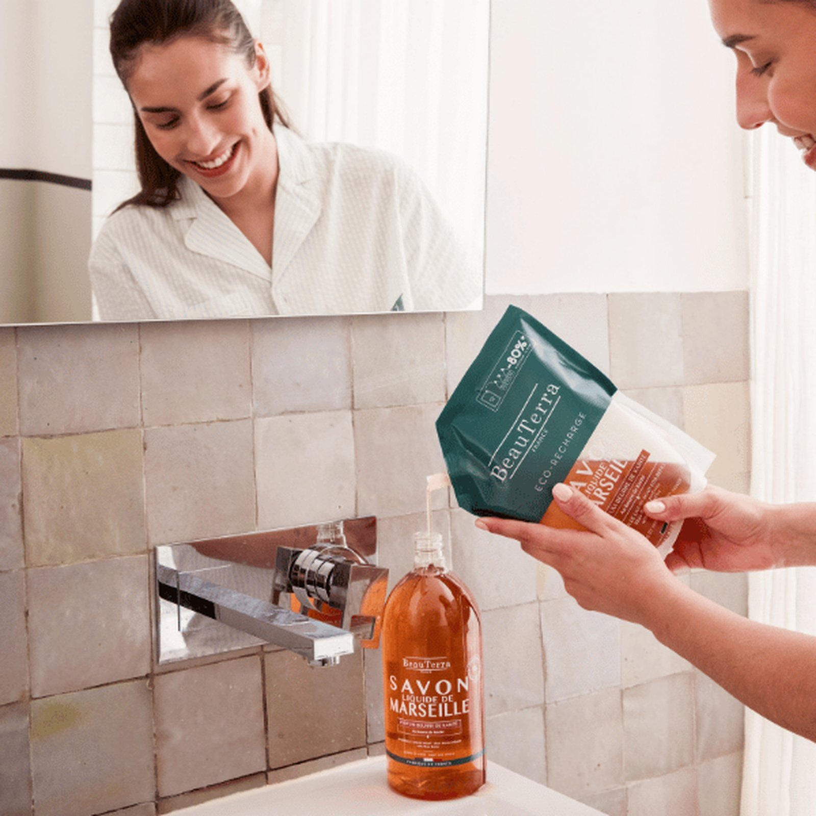 BeauTerra Marseille Liquid Soap Shea Butter Scent 300ml