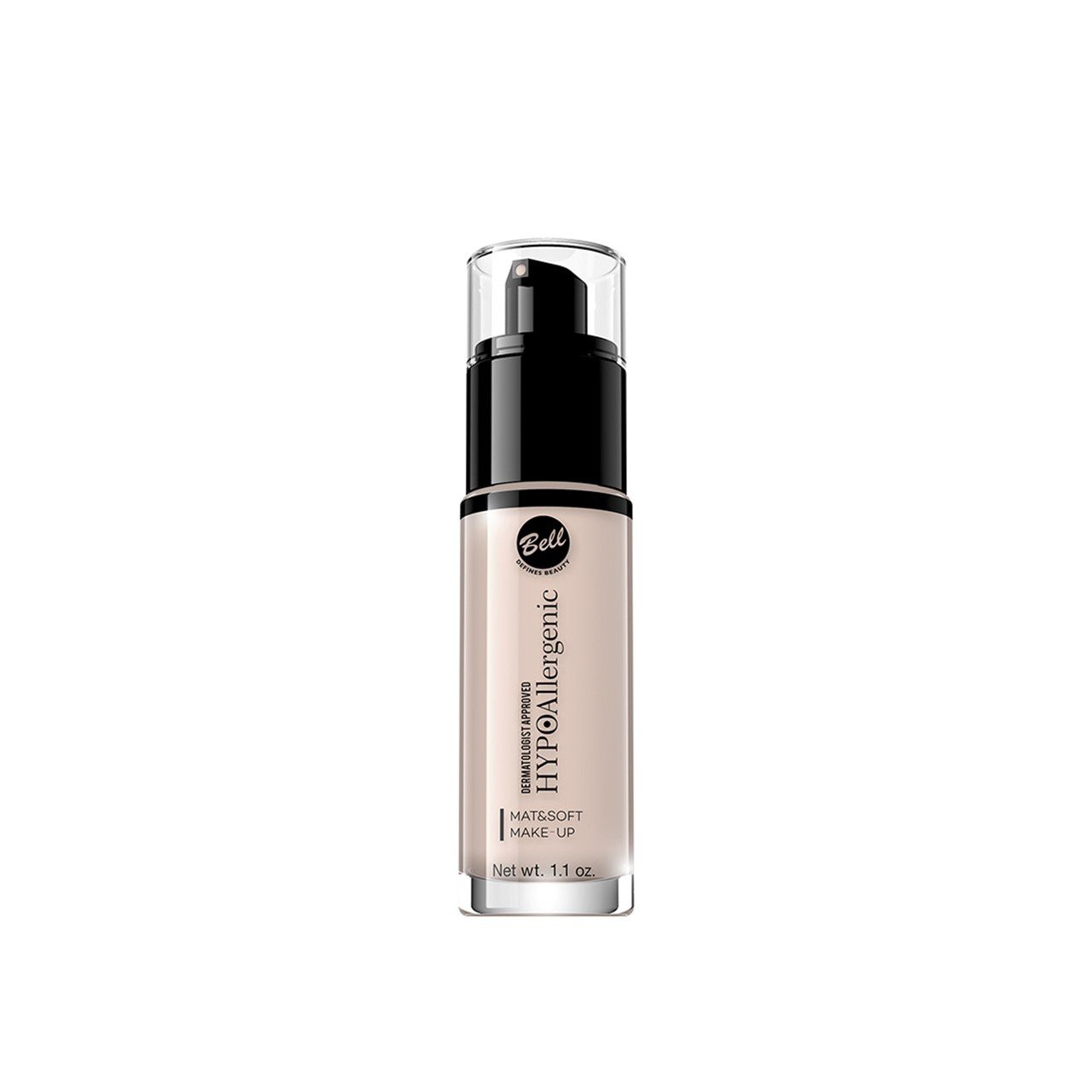 Bell HYPOAllergenic Mat & Soft Base de Maquillaje 00 Alabaster 30g (1.1oz)