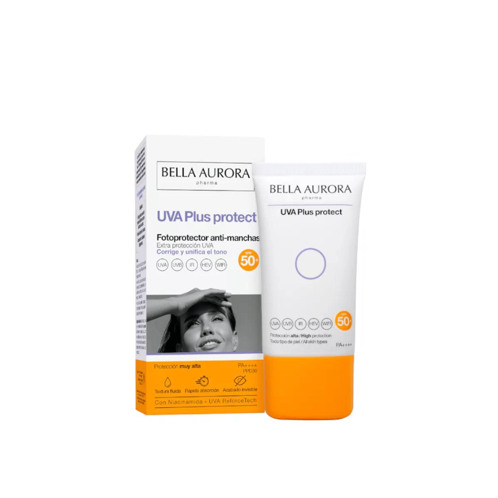 Bella Aurora UVA Plus Protect Fotoprotektor Anti-Njolla Të Errëta SPF50+ 50ml
