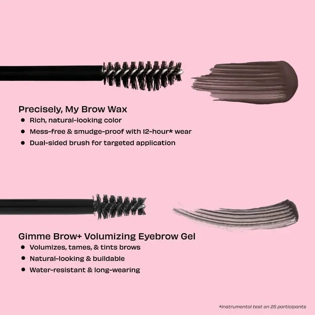 benefit Gimme Brow+ Brow-Volumizing Fiber Gel 5 Cool Black-Brown 3g (0.1oz)