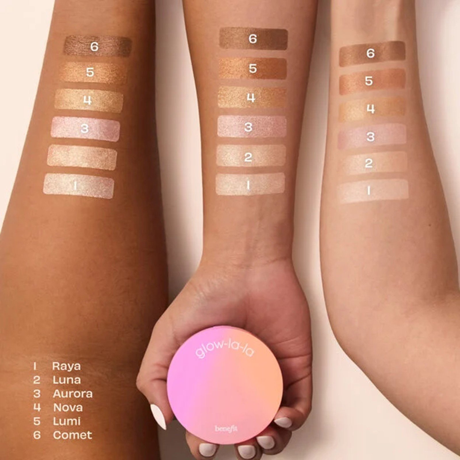 benefit Glow-la-la Λαμπερό Highlighter Βελούδινης Λάμψης Aurora 3g
