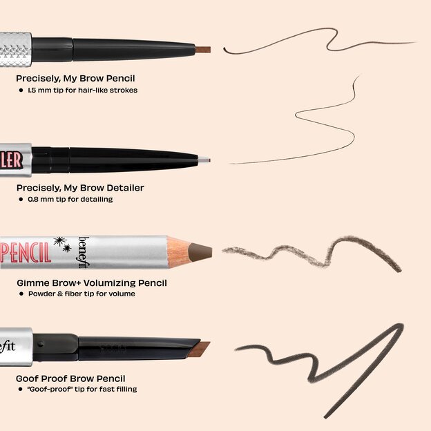 benefit Goof Proof Brow Pencil 5 Warm Black-Brown 0.34g
