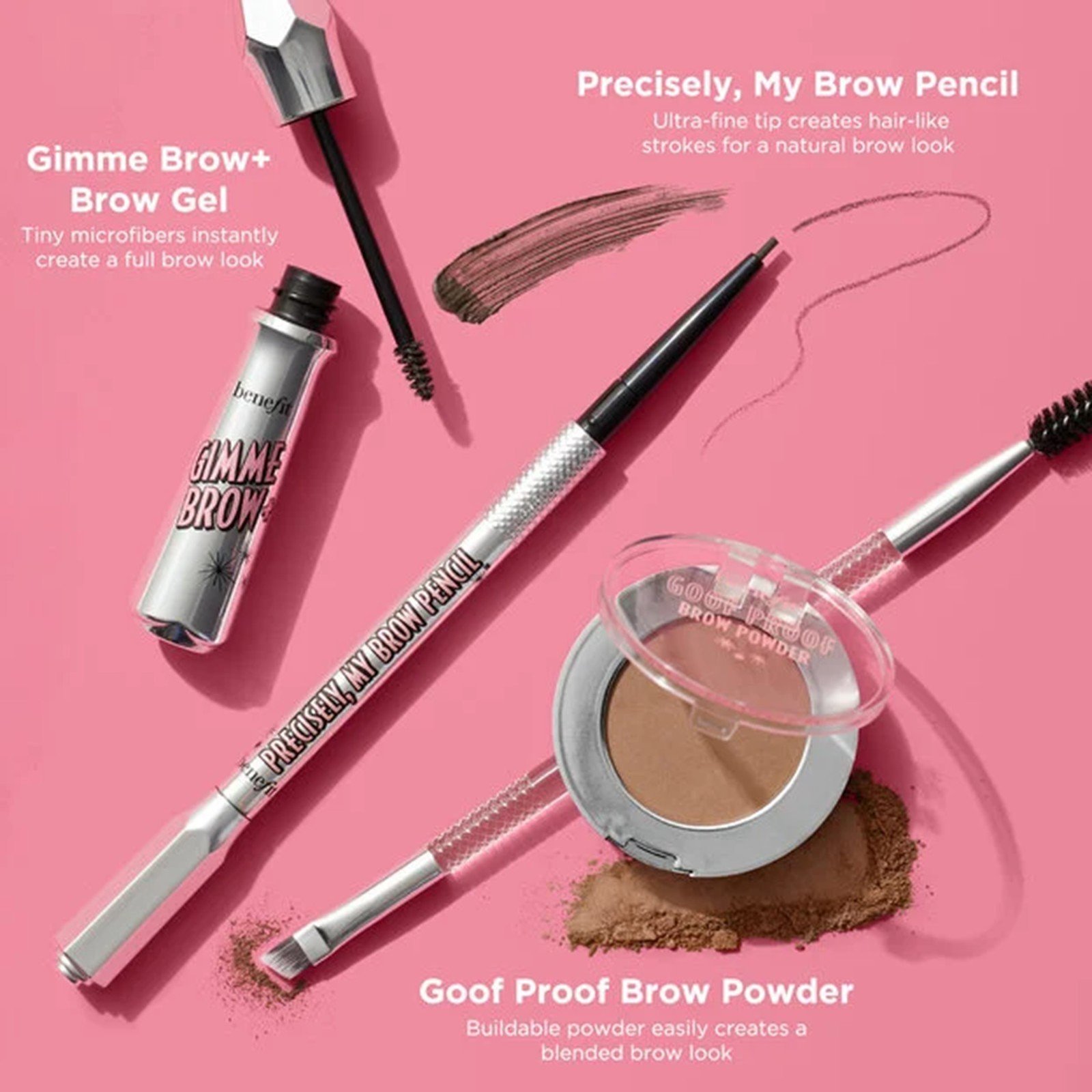 Benefit Goof Proof Brow Powder 4 Warm Deep Brown 1.9g