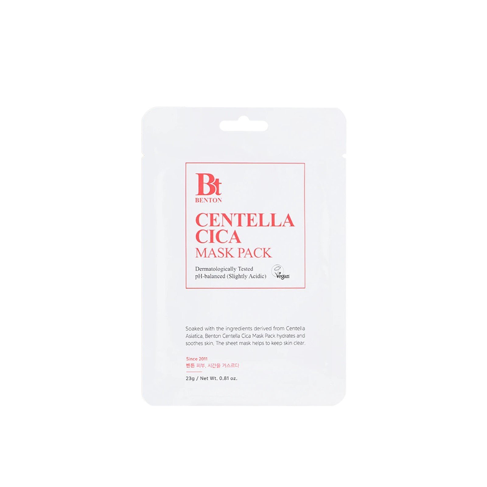 Benton Centella Cica Masque en Tissu 23g