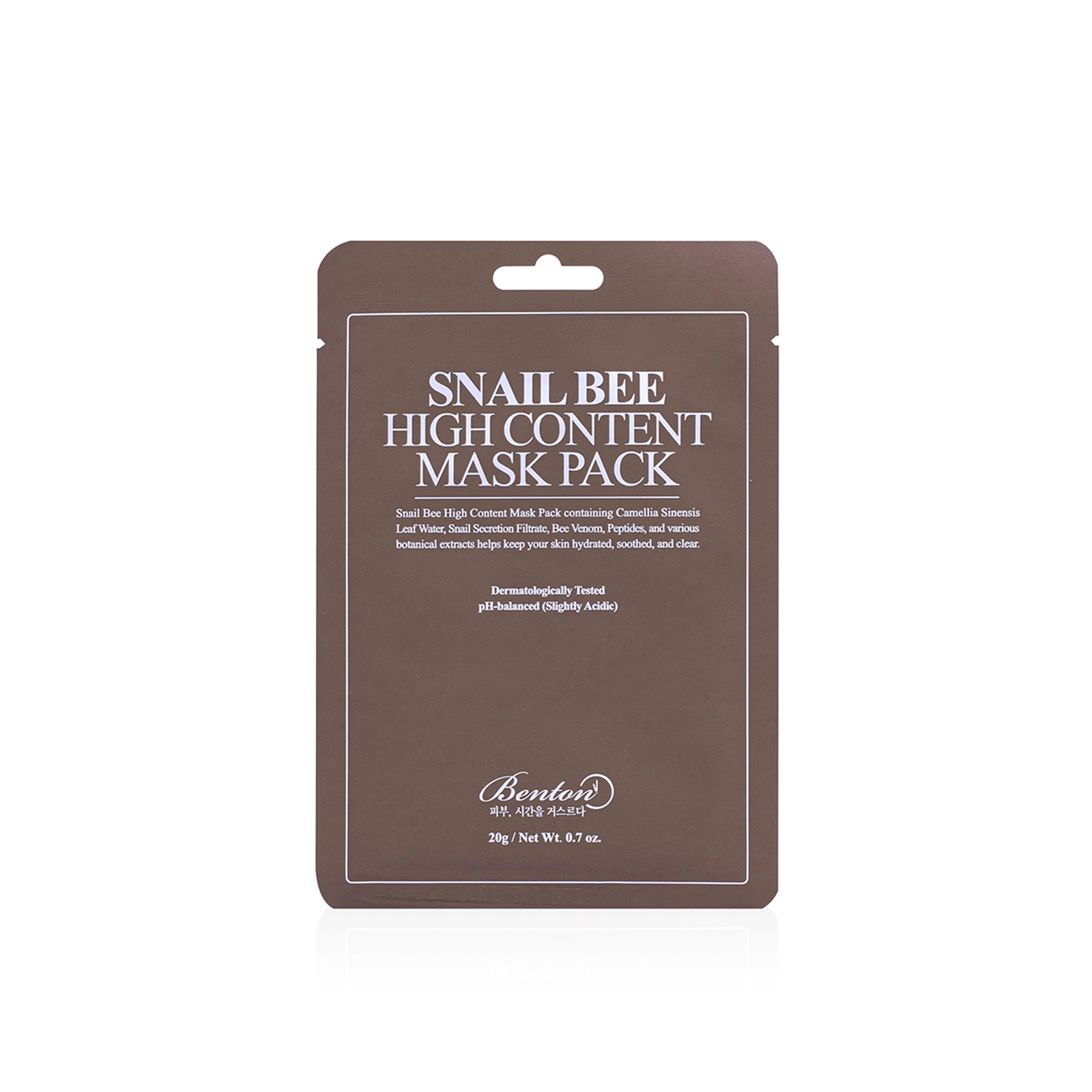 Benton Snail Bee High Content Mask 20g (0.7oz)