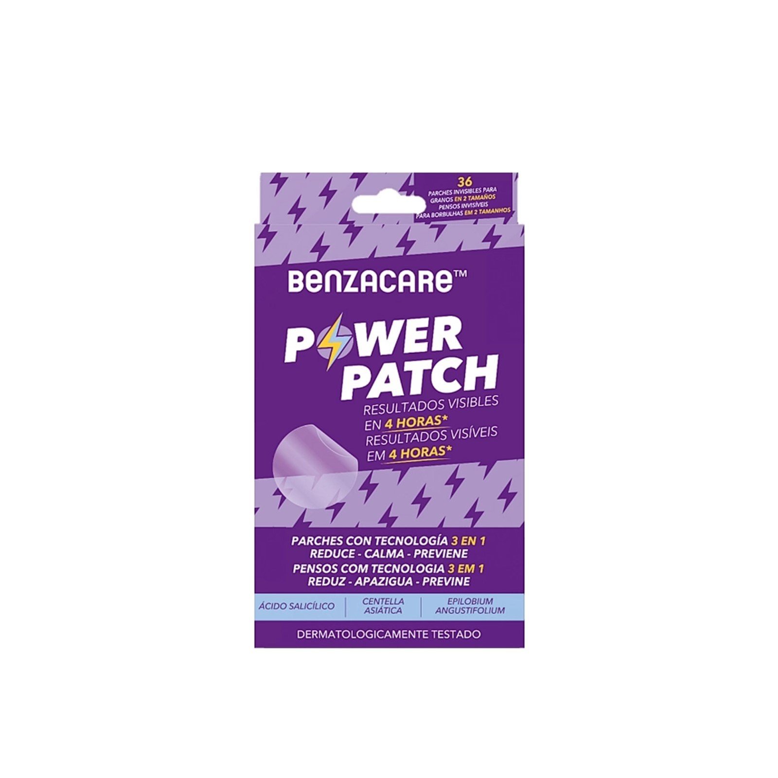 Benzacare رقعة 3 في 1 Power Patch عدد 36