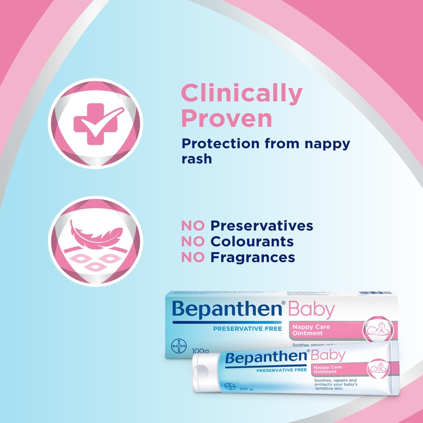 Bepanthen Baby Nappy Care Ointment 100g (3.53oz)