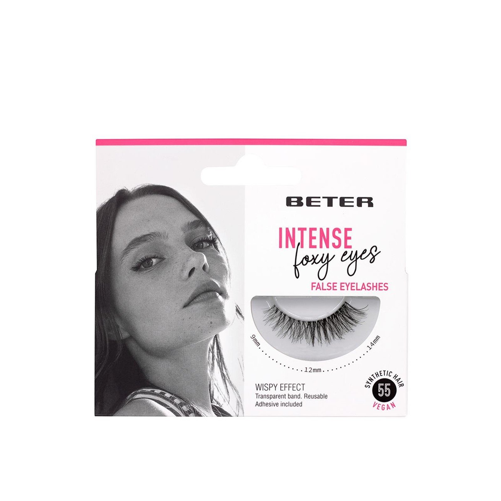 Beter False Eyelashes 55 مكثف Foxy Eyes