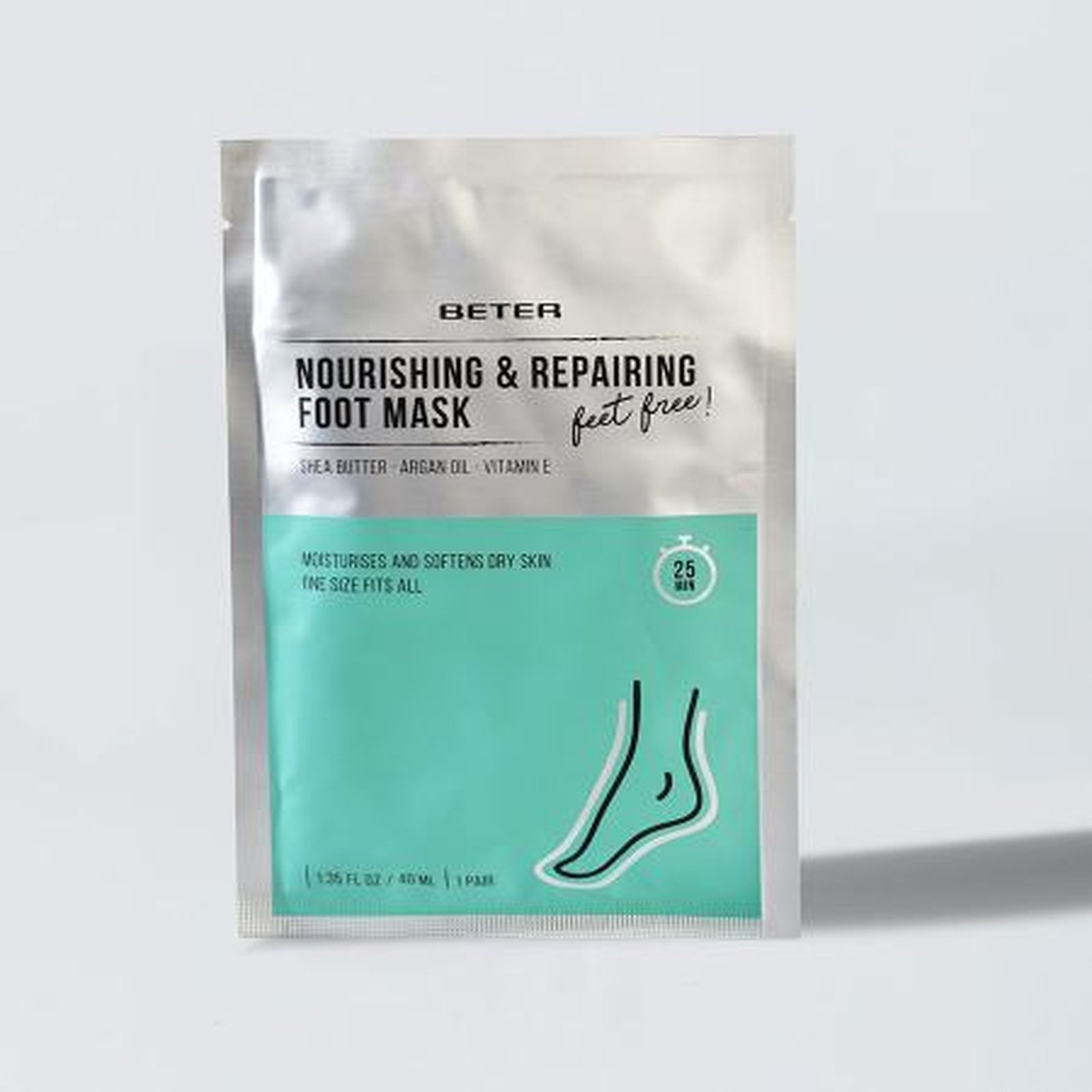 Beter Feet Free! Nourishing & Repairing Foot Mask x1 Pair