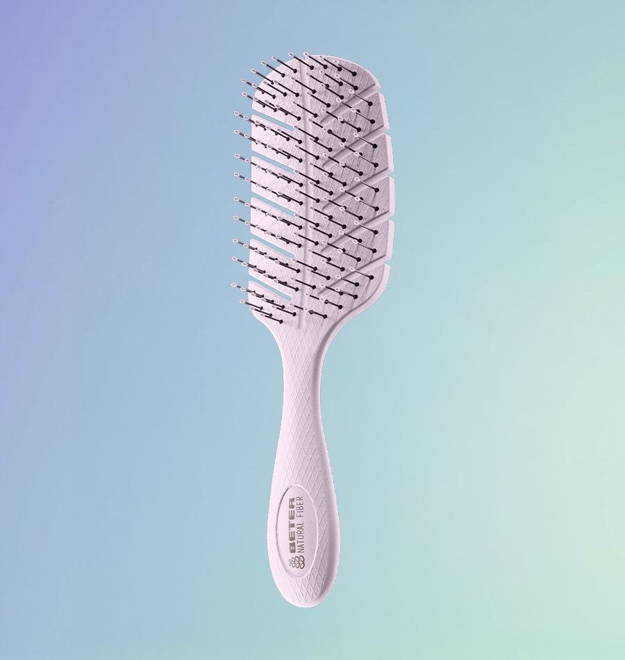 Beter Natural Fiber Detangling Brush Lilac