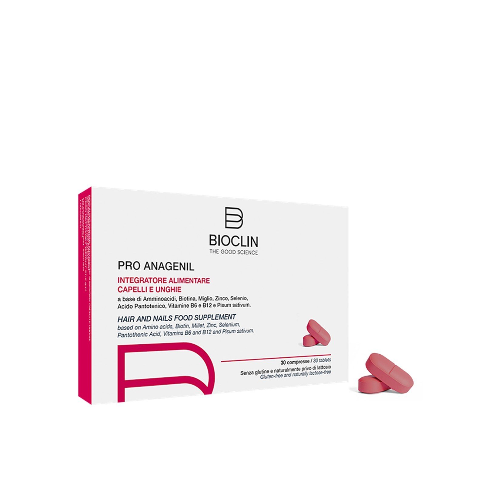 Bioclin Pro Anagenil Hair and Nails Food Supplement x30