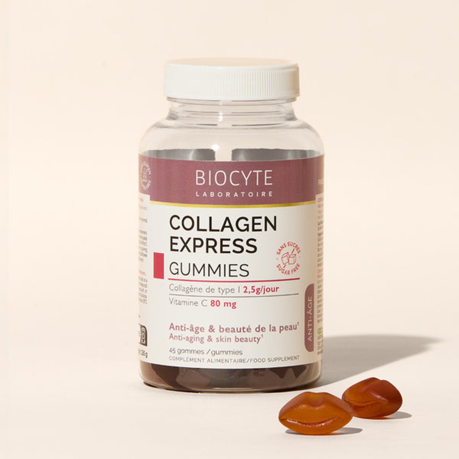 Biocyte Collagen Express Verouderingsremmende & Huidverzorgende Gummies x45