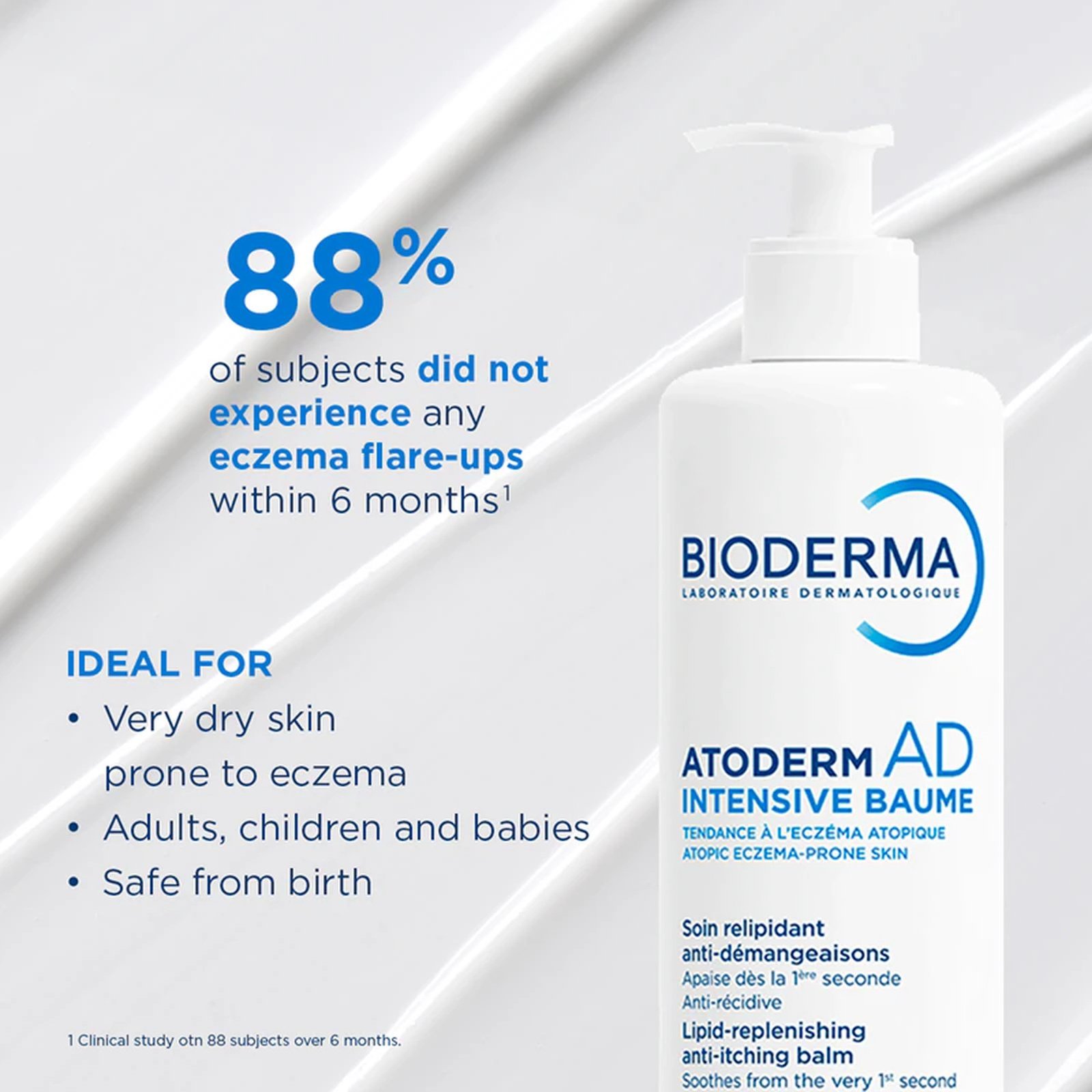 Bioderma Atoderm AD Intensive Baume Lipid-Replenishing Anti-Itching Balm 400ml