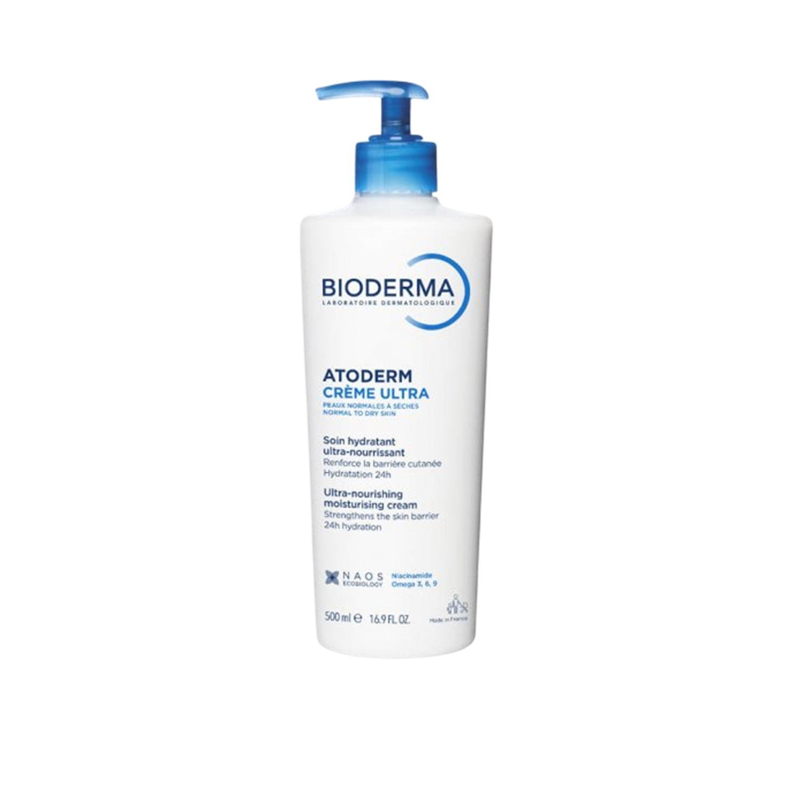 Bioderma Atoderm Crème Ultra-Nourishing Moisturizing Cream 500ml (16.9floz)