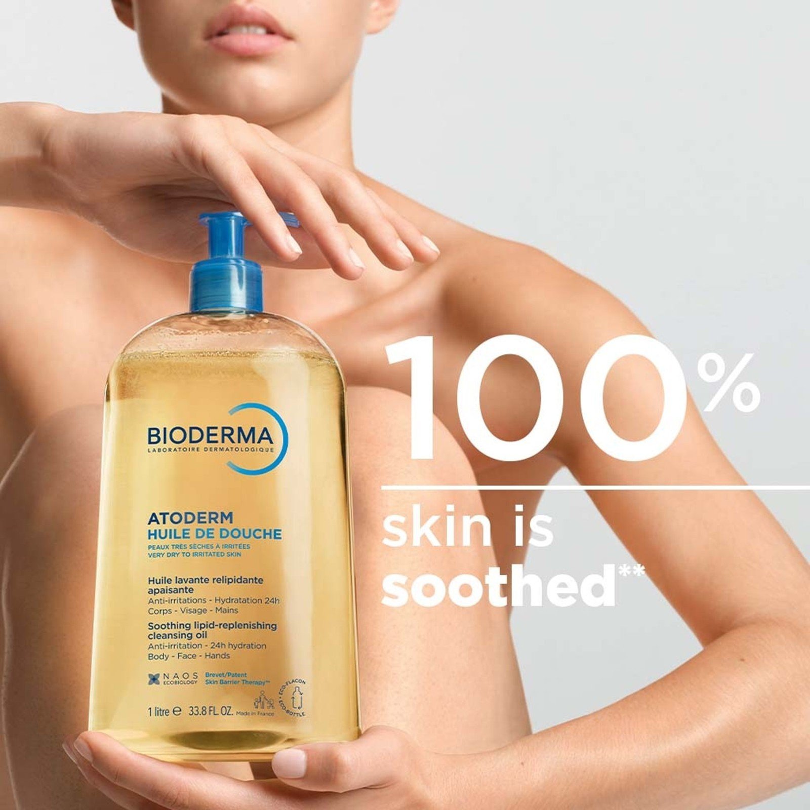 Bioderma Atoderm Huile de Douche Soothing Lipid-Replenishing Cleansing Oil 1L