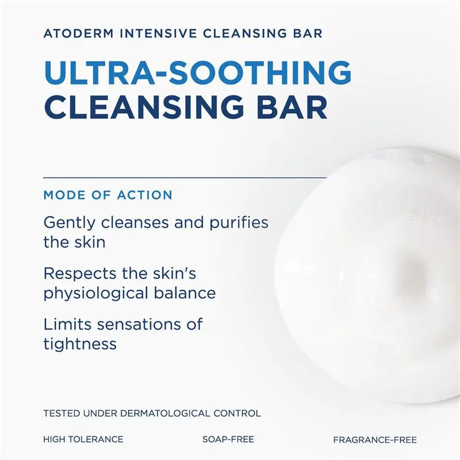 Bioderma Atoderm Intensive Cleansing Bar Ultra-Rich Gentle Cleanser 150g