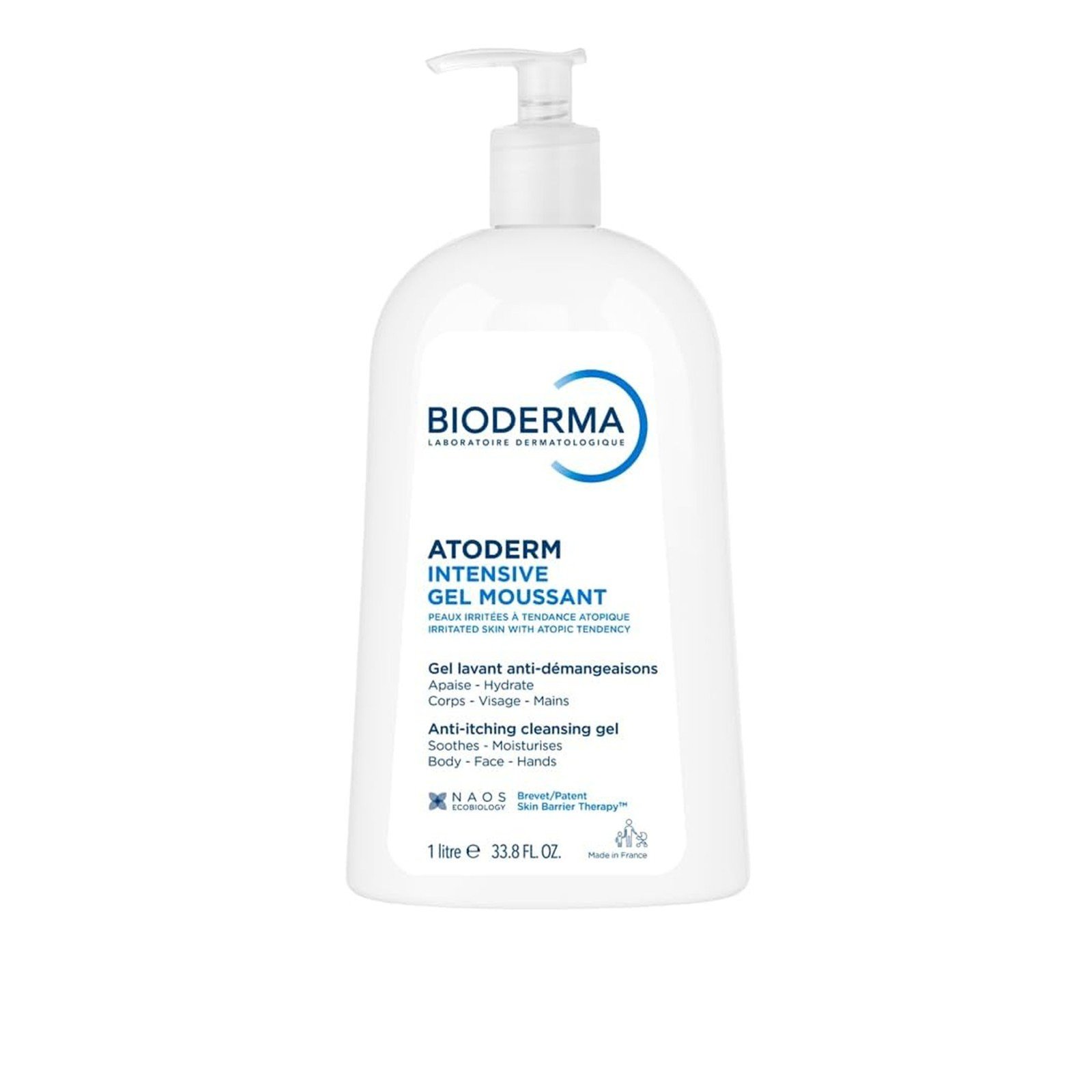Bioderma Atoderm Intensive Gel Moussant Ultra-Soothing Foaming Gel 1L