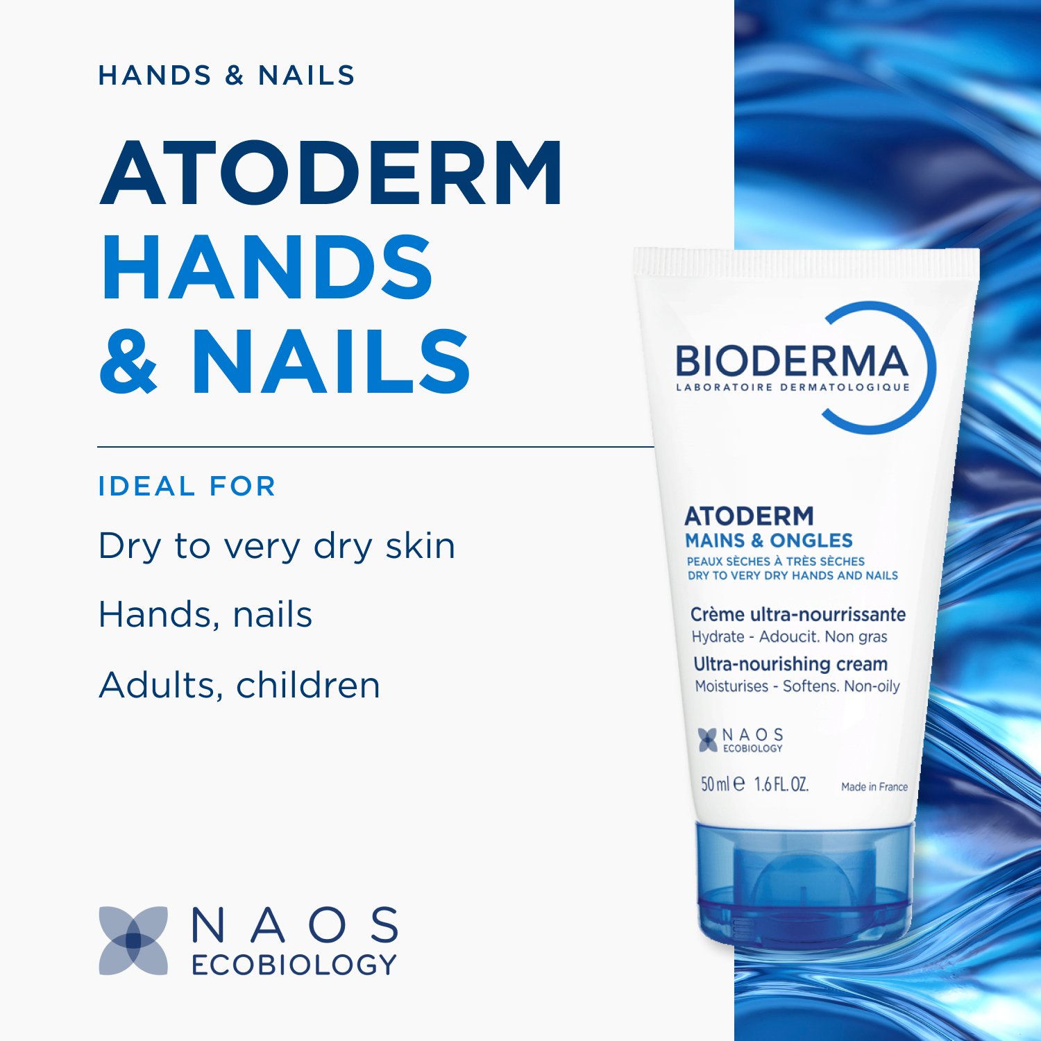 Bioderma Atoderm Ultra-Nourishing Hand Cream 50ml