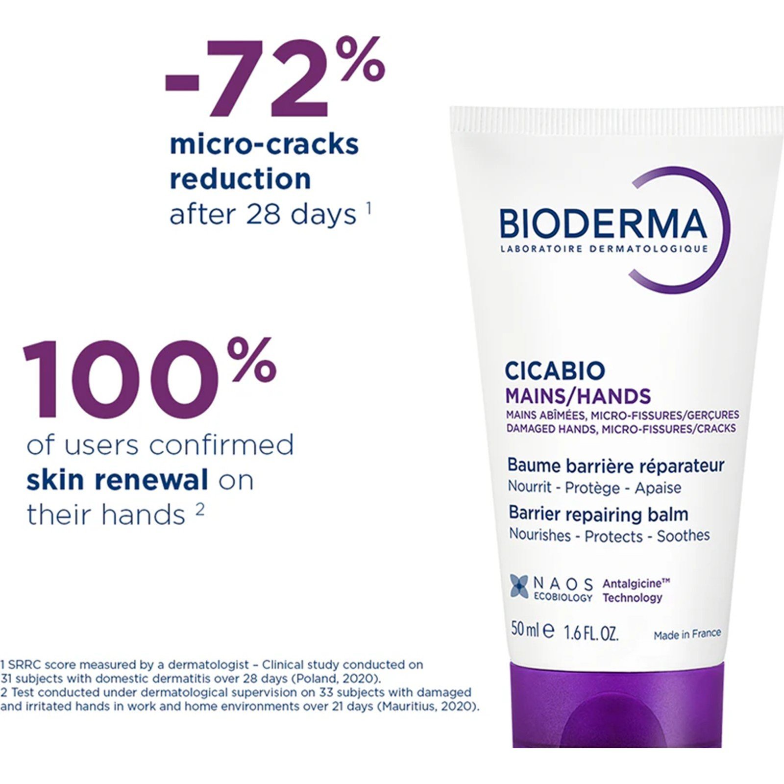 Bioderma Cicabio Hands Barrier Repairing Balm 50ml