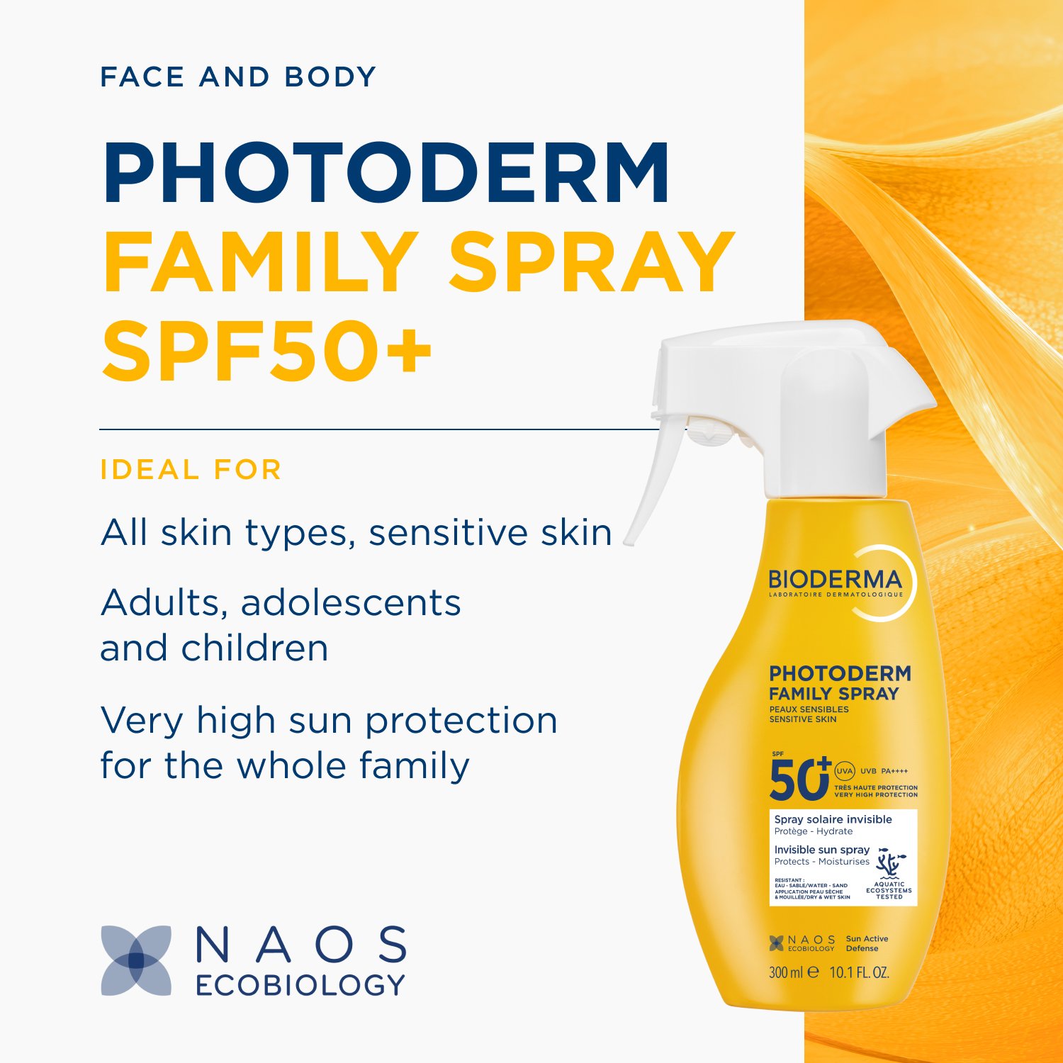Bioderma Photoderm بخاخ عائلي SPF50+ 300ml