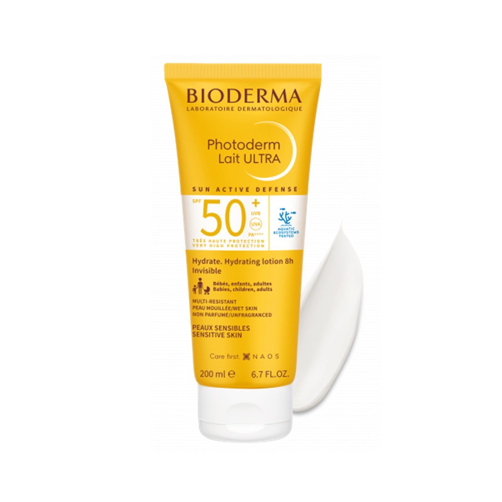 Bioderma Photoderm Lait Ultra Hydrating Lotion SPF50+ Sunscreen 200ml
