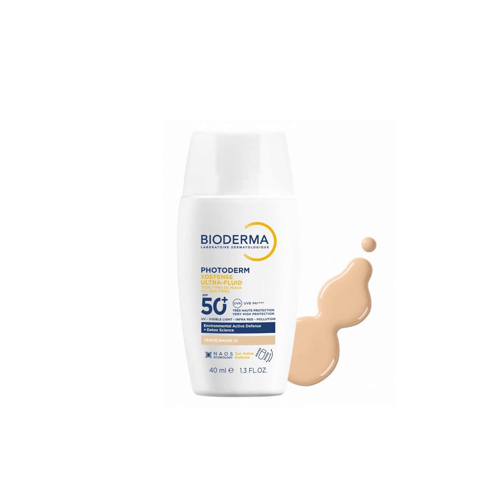 Bioderma Photoderm X-Defense Fluido Ultra Leve SPF50+ 01 Very Light 40ml