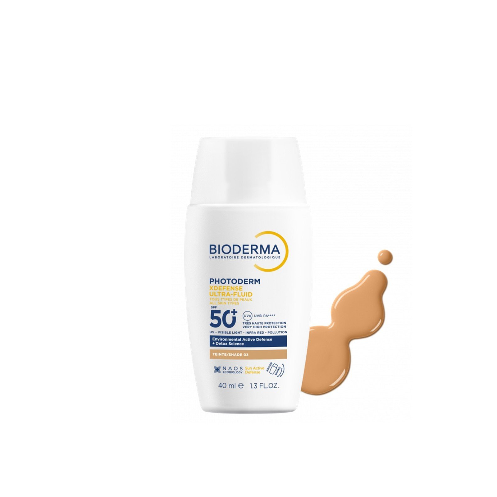Bioderma Photoderm X-Defense Ultra-Fluidní Krém SPF50+ 03 Gold 40ml
