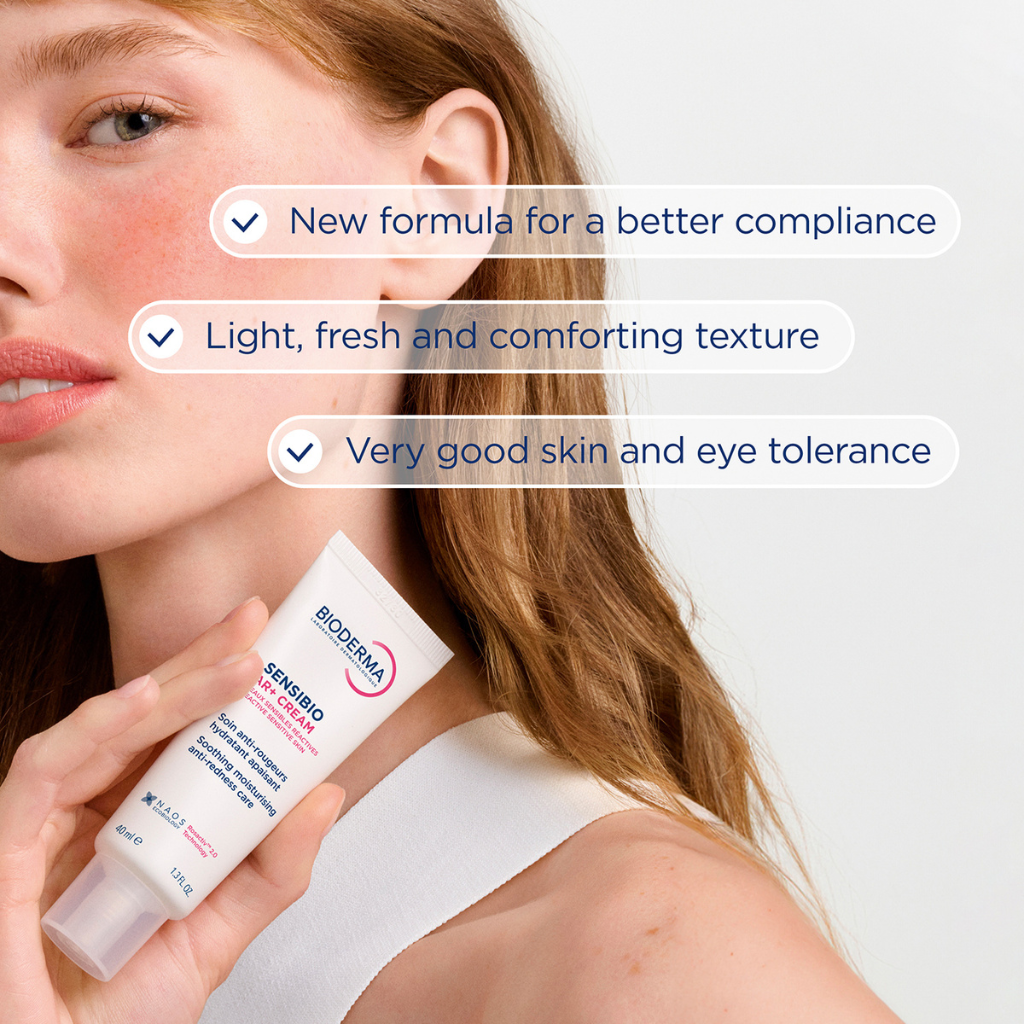 Bioderma Sensibio AR+ Cream Soothing Moisturizing Anti-Redness Care 40ml