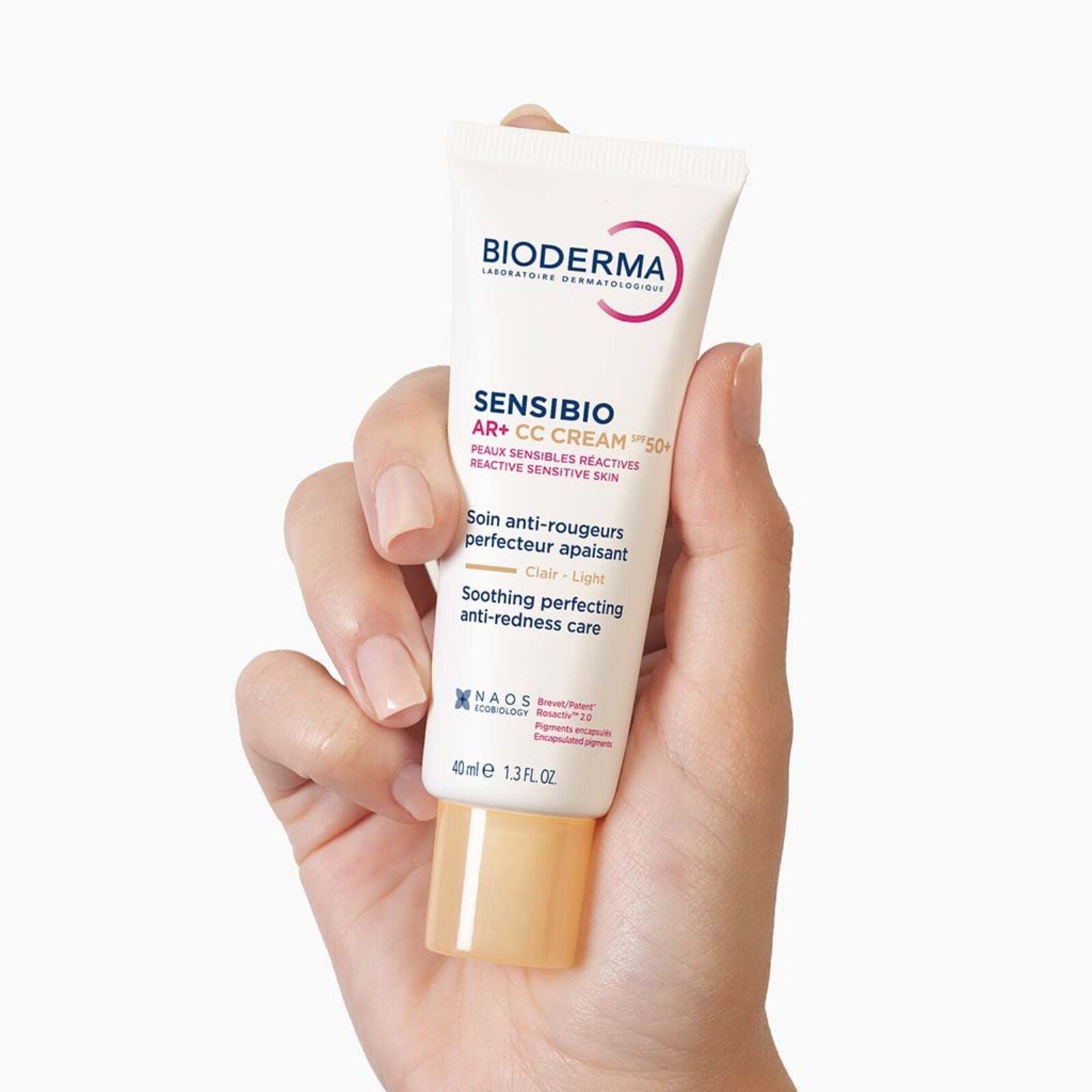 Bioderma Sensibio AR+ CC Krēms Nomierinošs Pilnveidojošs Kopums Pret Apsārtumu SPF50+ 40ml