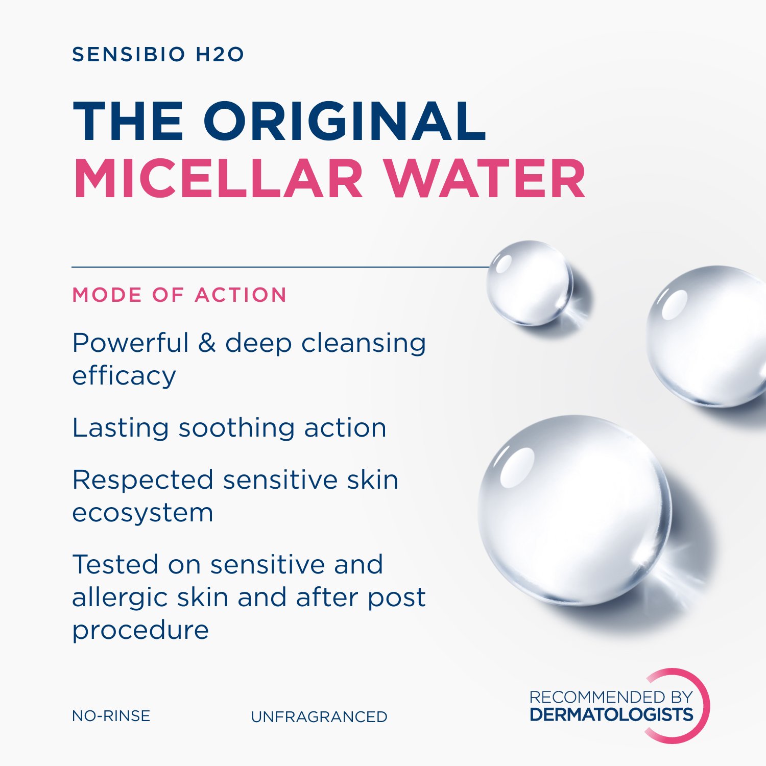 Bioderma Sensibio H2O The Original Micellar Water w/ Pump 500ml