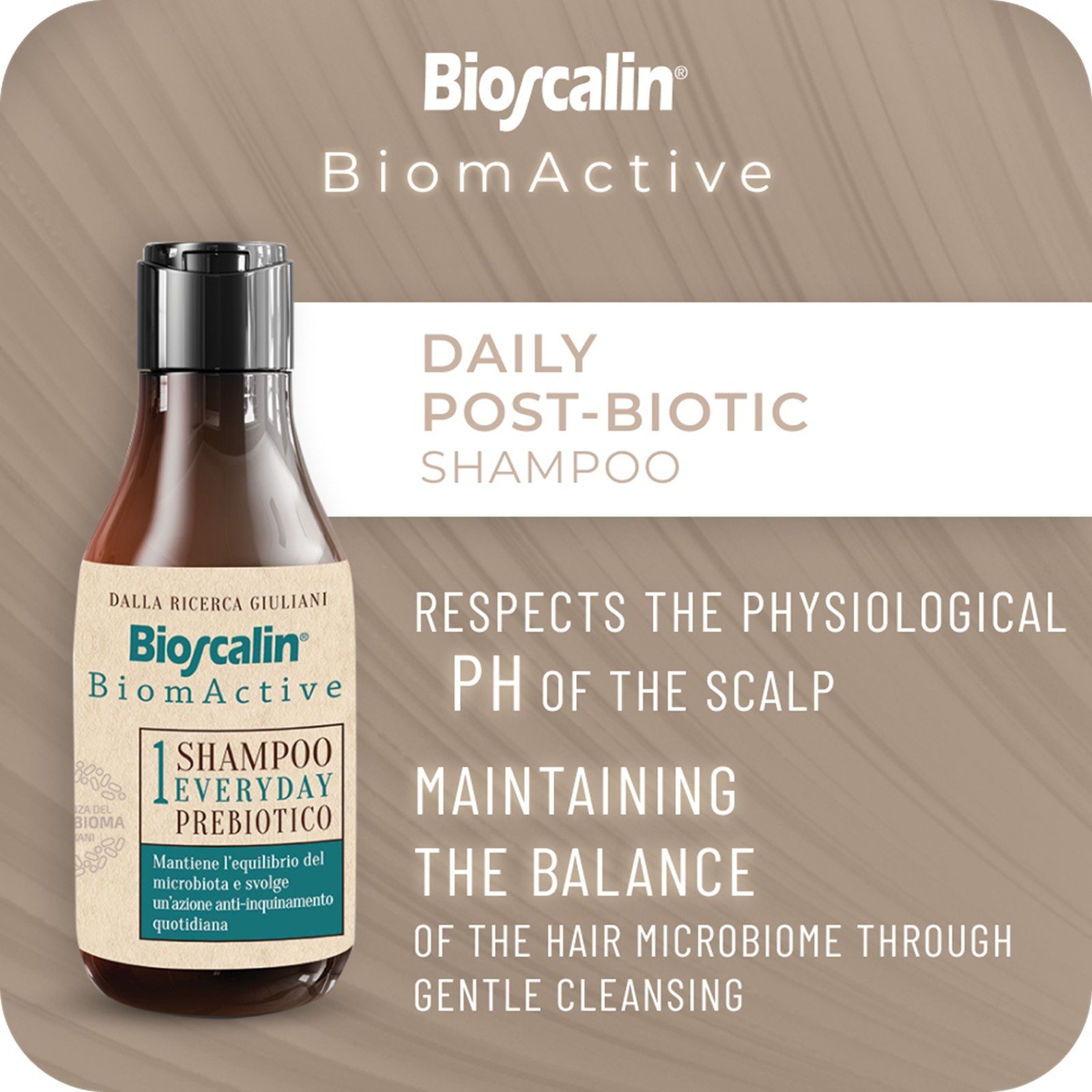 Bioscalin BiomActive 1 Champú Prebiótico Diario 200ml