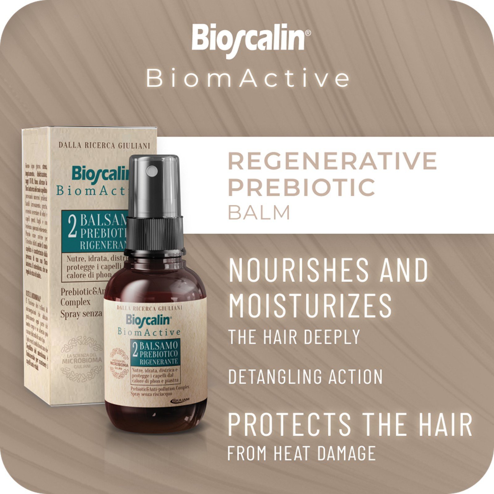 Bioscalin BiomActive 2 Regenerador Prebiotic Bálsamo 100ml