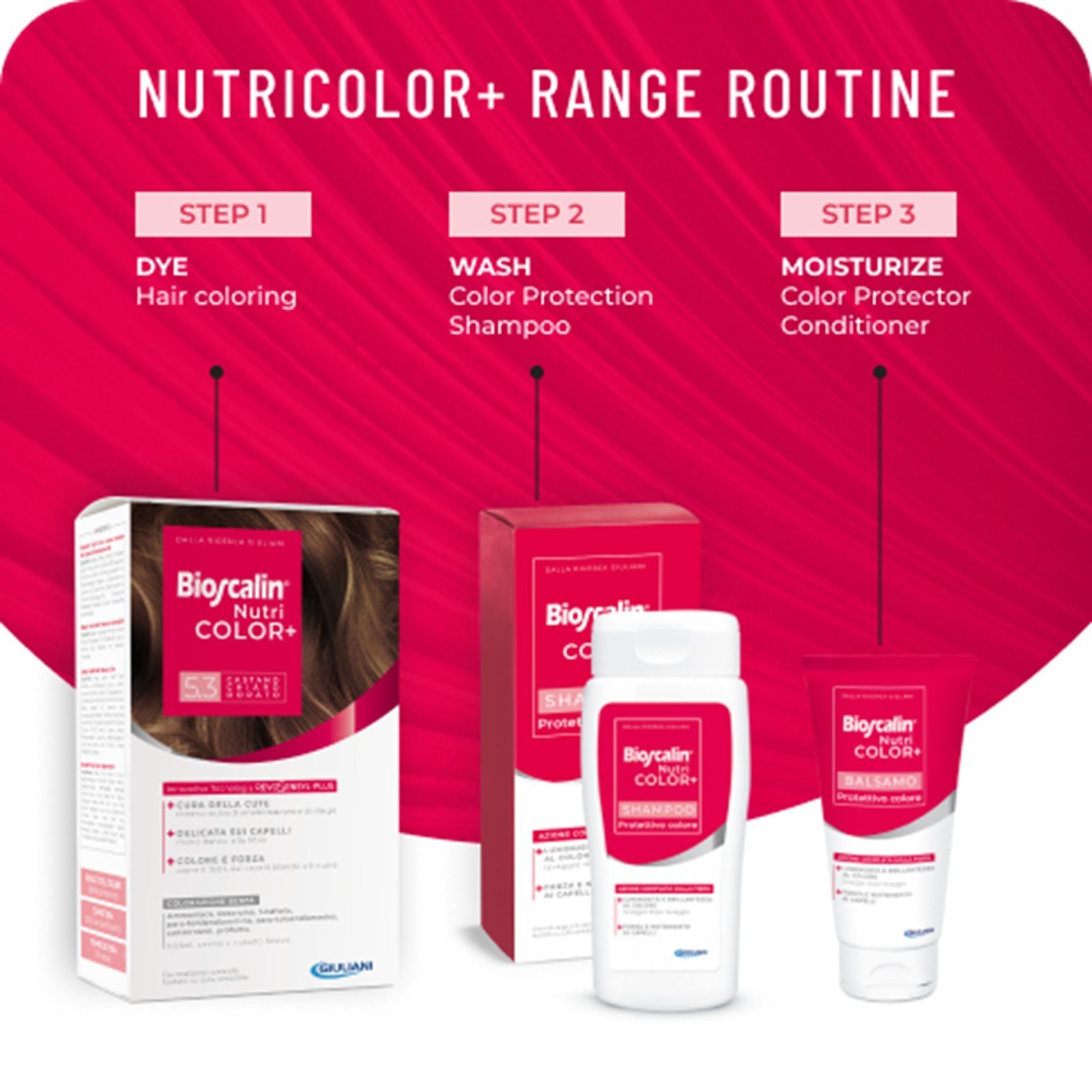 Bioscalin Nutri Color+ صبغة شعر دائمة 5 بني فاتح