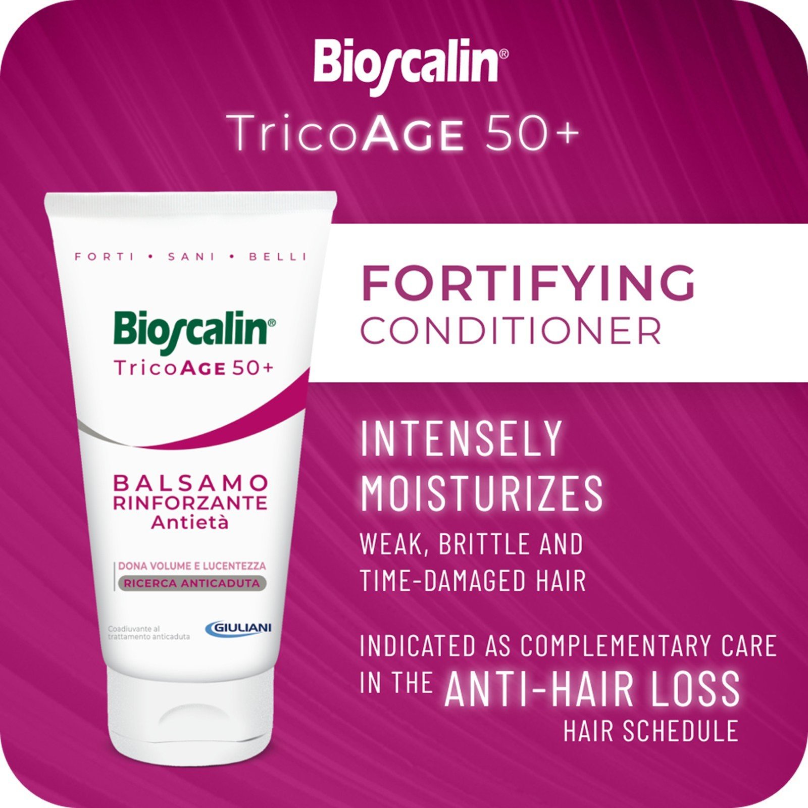 Bioscalin TricoAge 50+ بلسم مقوٍّ مضاد للشيخوخة 150ml