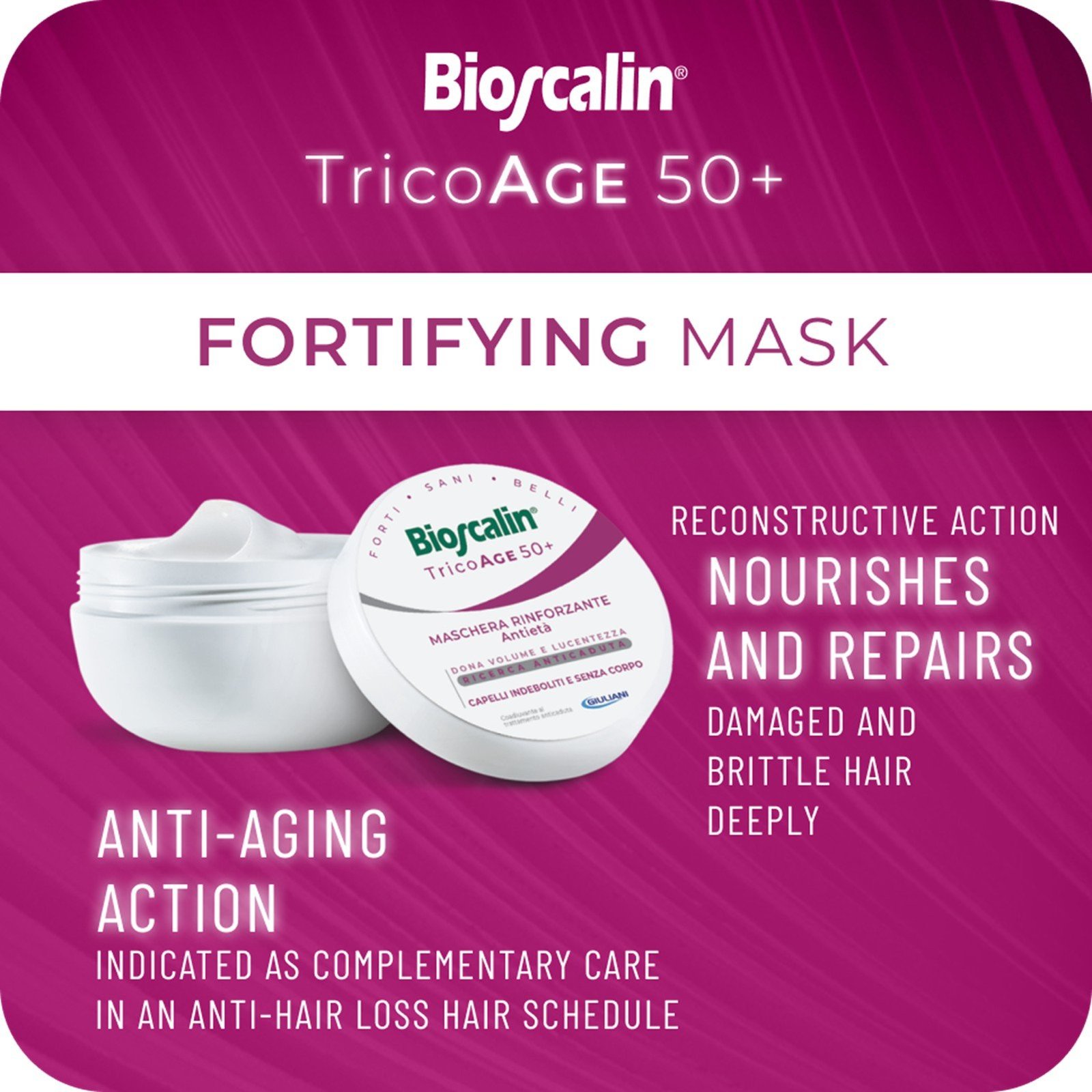 Bioscalin TricoAge 50+ Kräftigende Anti-Aging-Maske 200ml