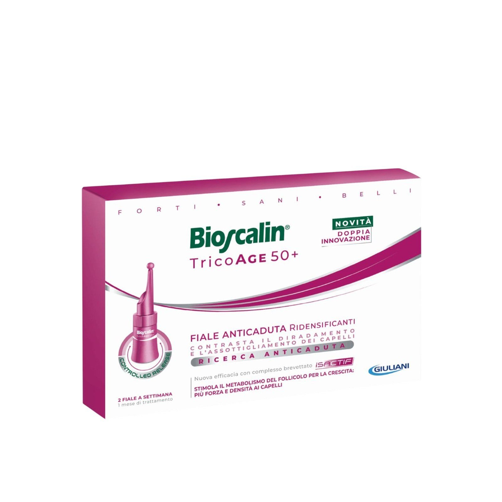 Bioscalin TricoAge 50+ أمبولات مضادة لتساقط الشعر وإعادة الكثافة 8x3.5ml