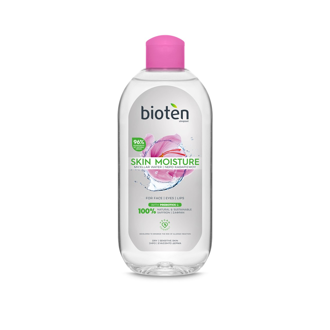 bioten Skin Moisture Agua Micelar para Piel Seca/Sensible 400ml