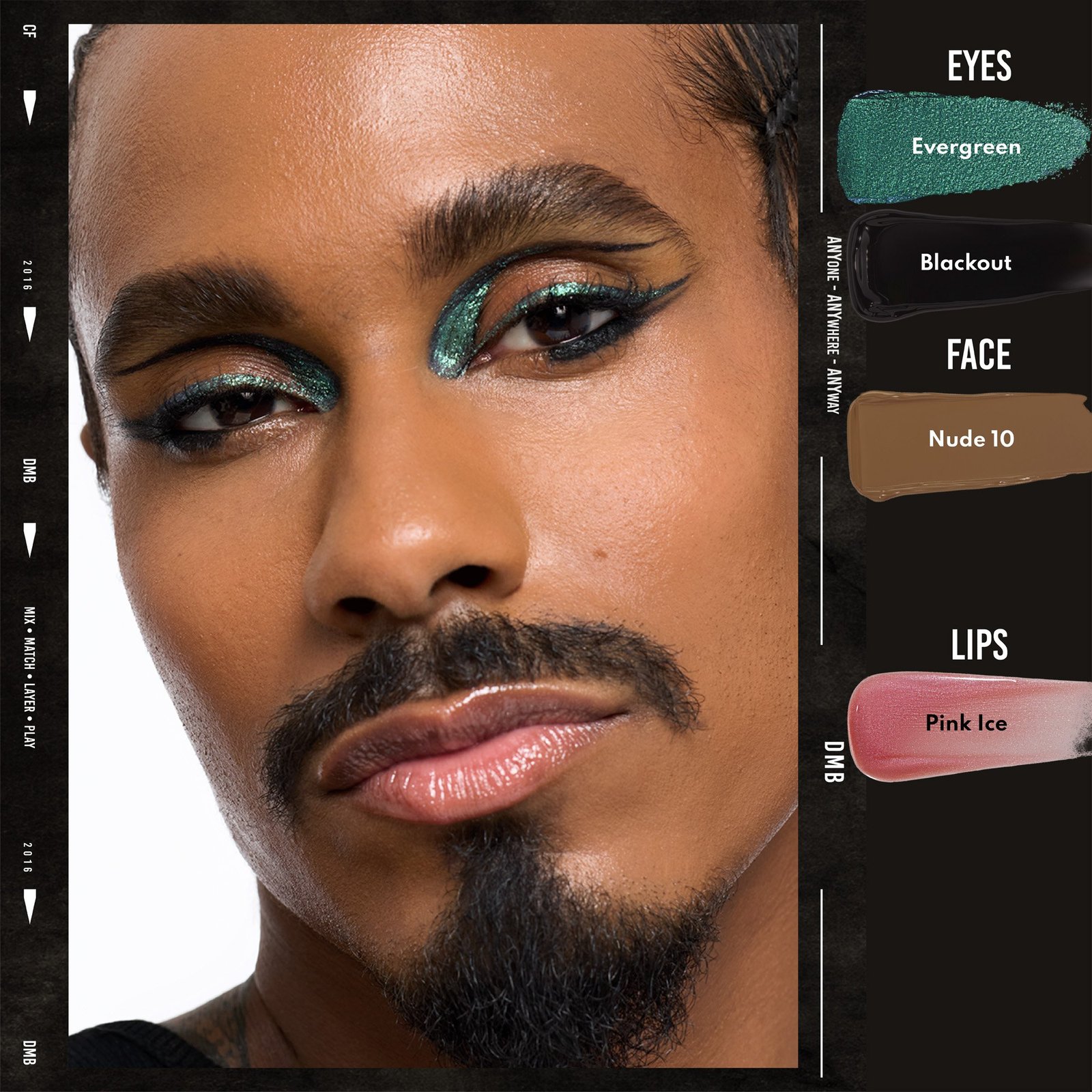 Danessa Myricks Beauty Colorfix Mattes Waterproof Matte Liquid Pigment Blackout 10ml