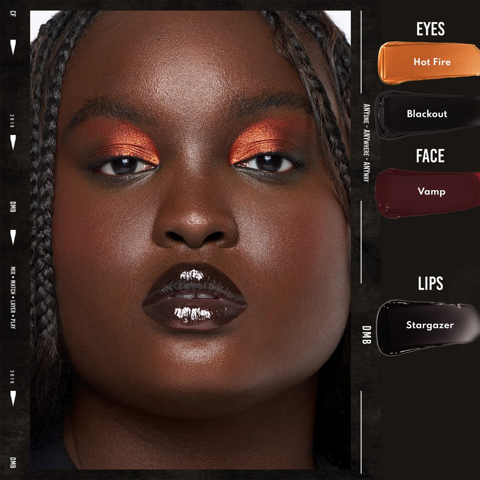 Danessa Myricks Beauty Colorfix Mattes Waterproof Matte Liquid Pigment Blackout 10ml